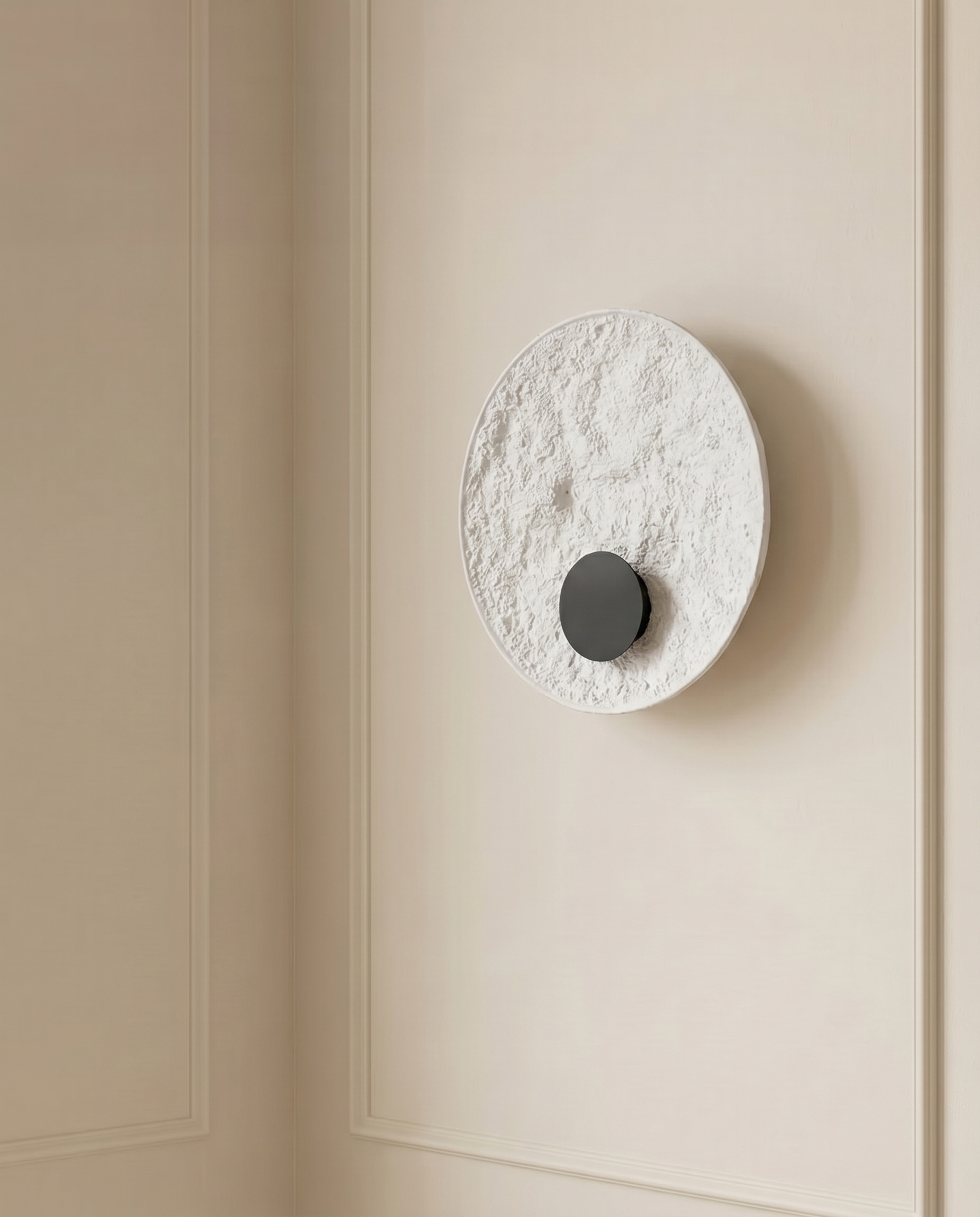 MoonStone Round Textured Wall Light — The Home Peck
