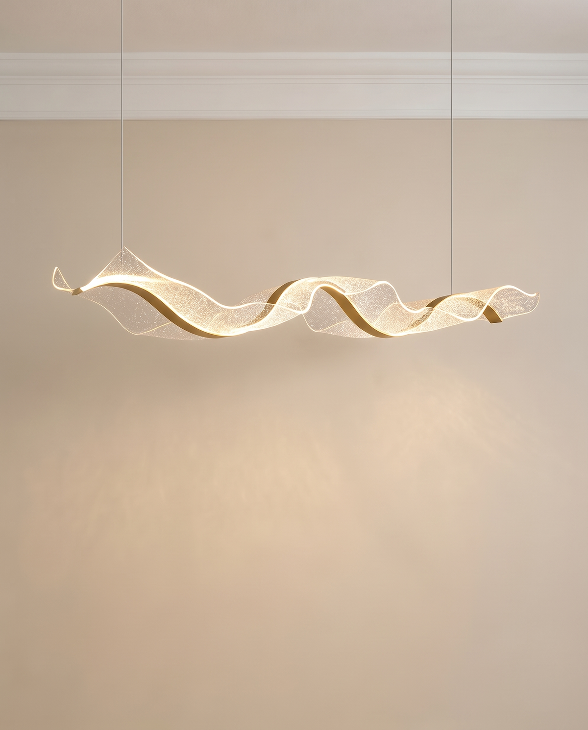 Shamsa Wavy LED Pendant Light