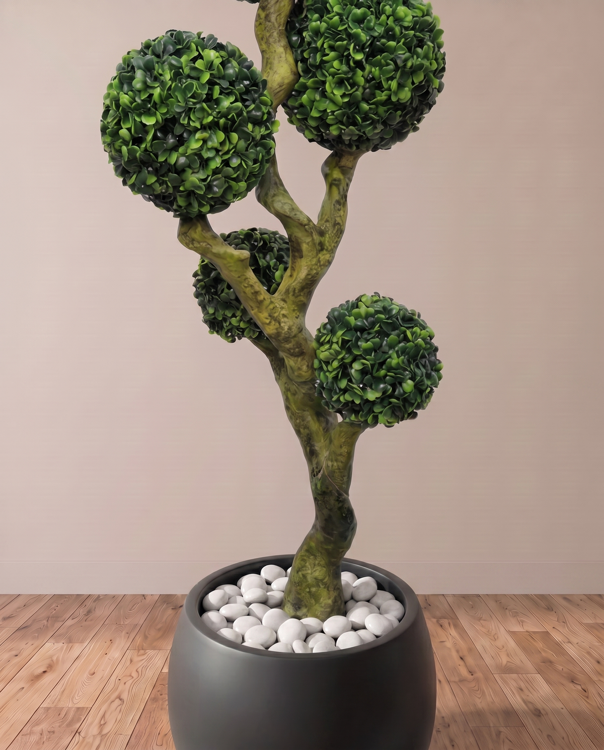 Boxwood Topiary Bonsai Tree Artificial Plant