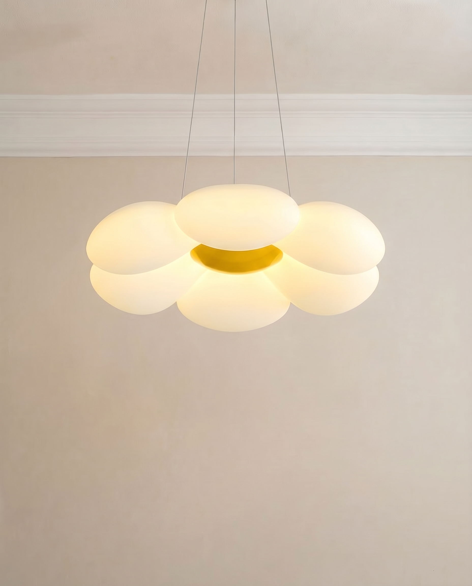 Bloom Petal LED Pendant Light, detail view — The Home Peck