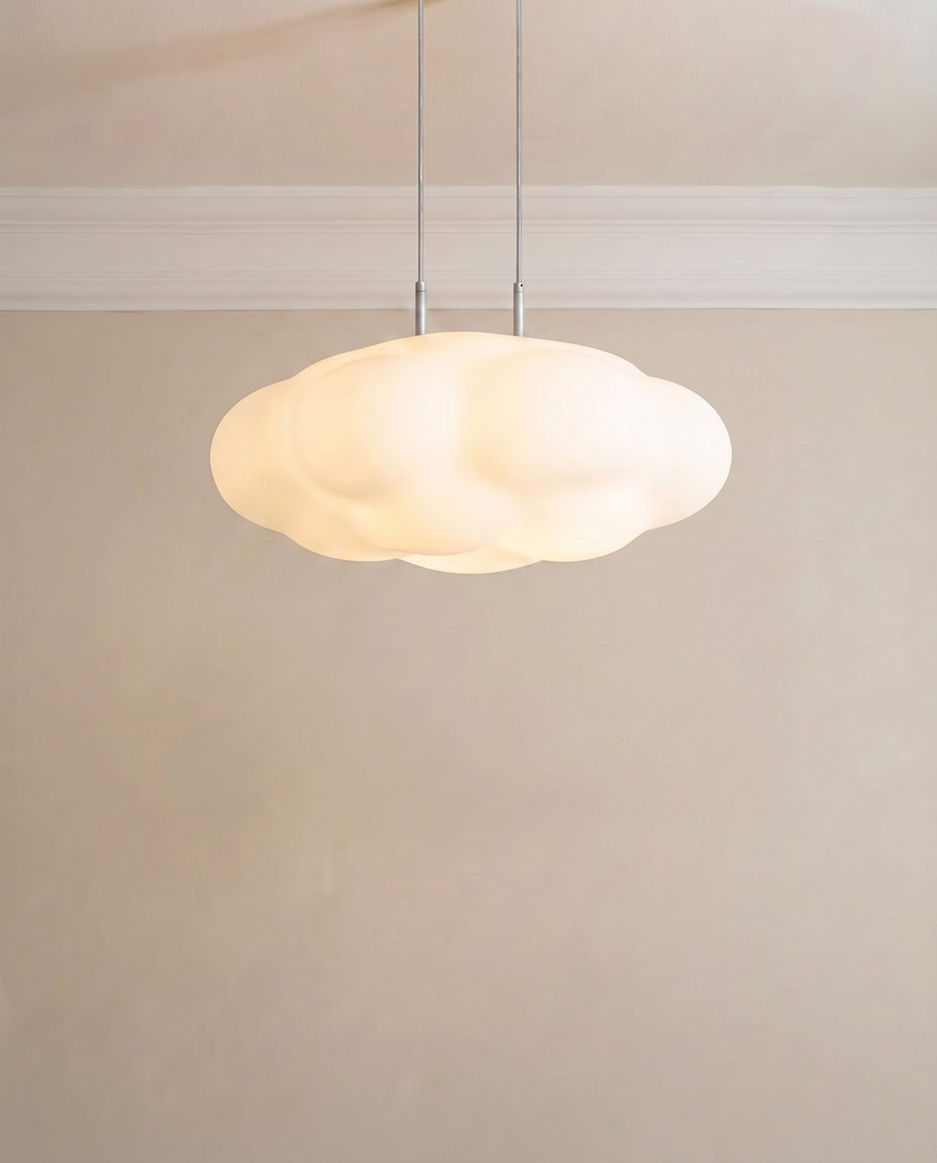 Cloud Glow Dimmable LED Pendant Light, detail view — The Home Peck