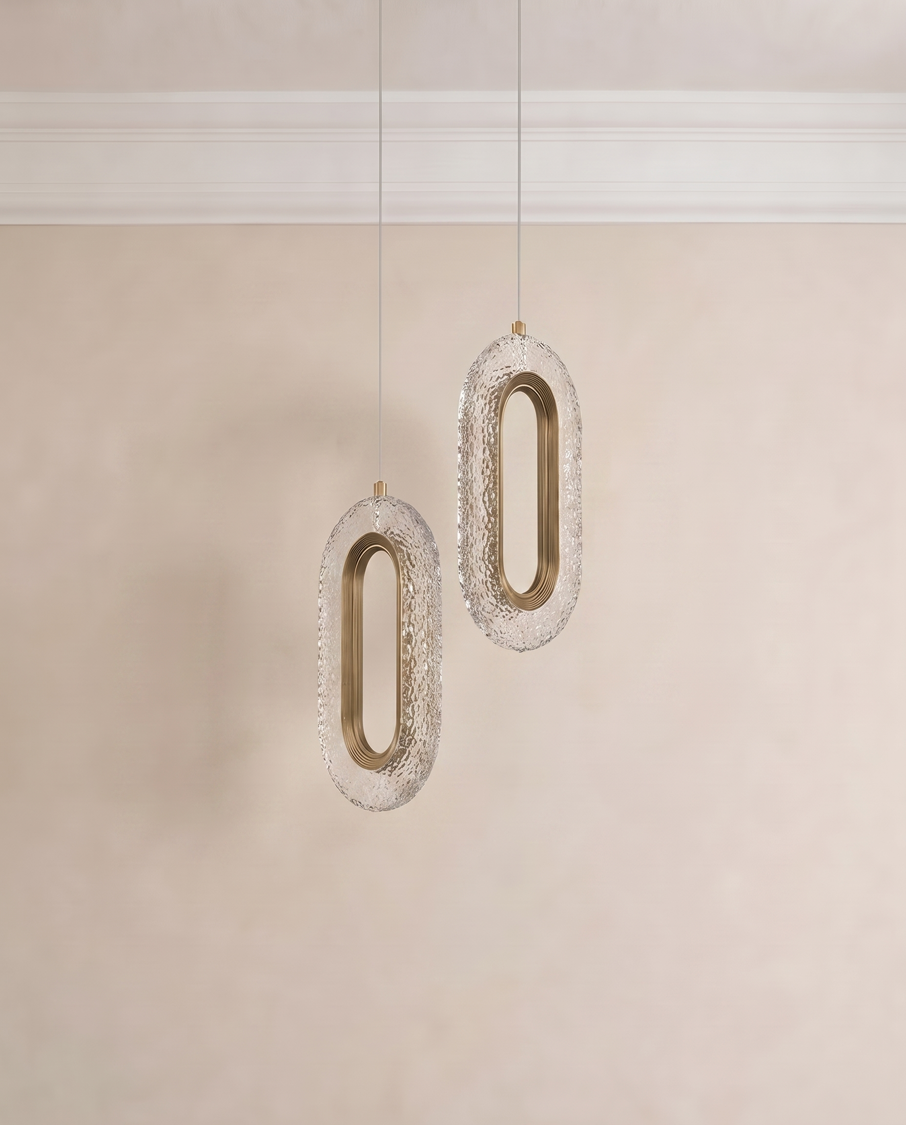 Crystal Orbit Oval Pendant Light — The Home Peck