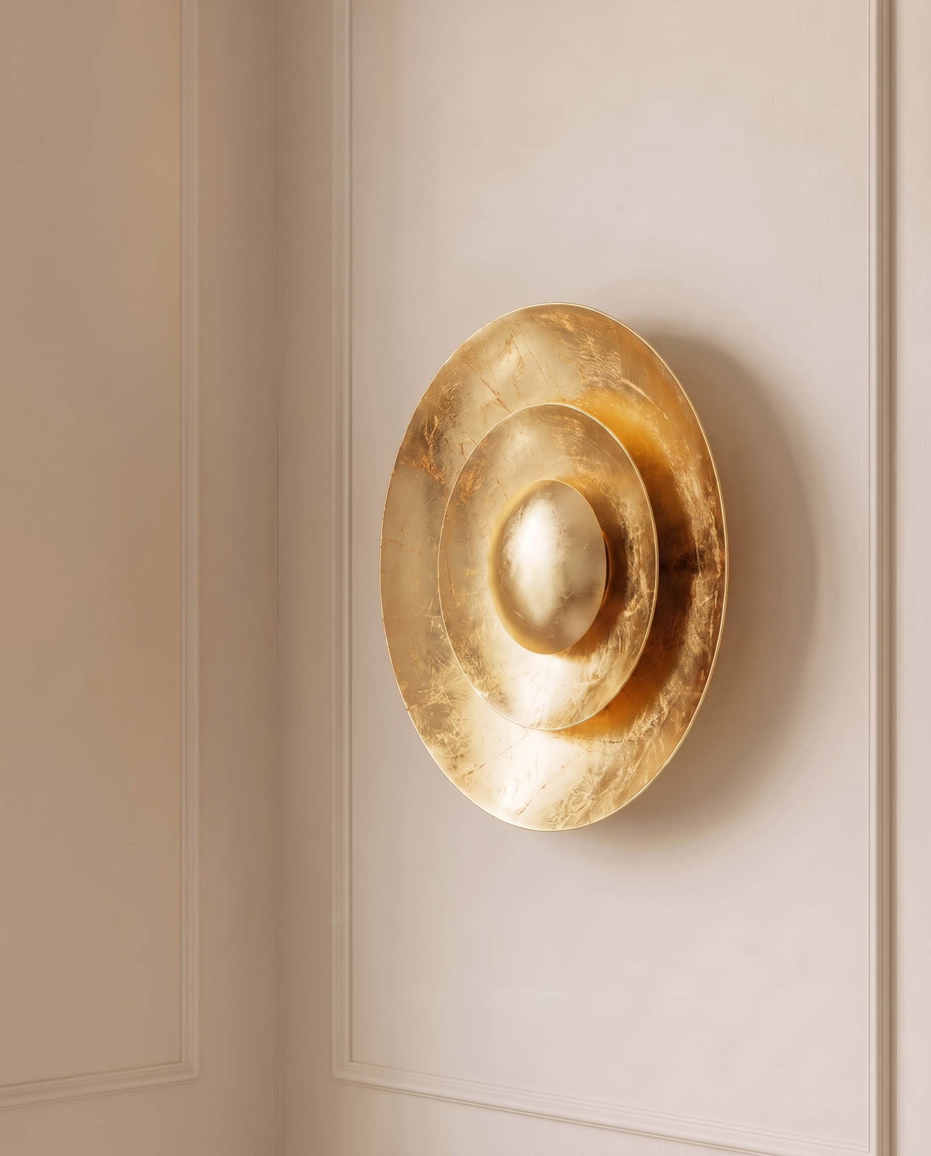 Lira Gold Shell Wall Light — The Home Peck