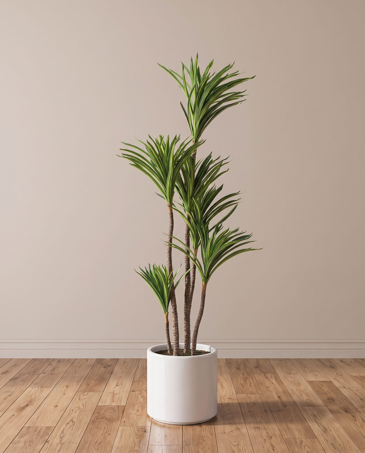 Artificial Dracaena Plant – full view in a neutral interior