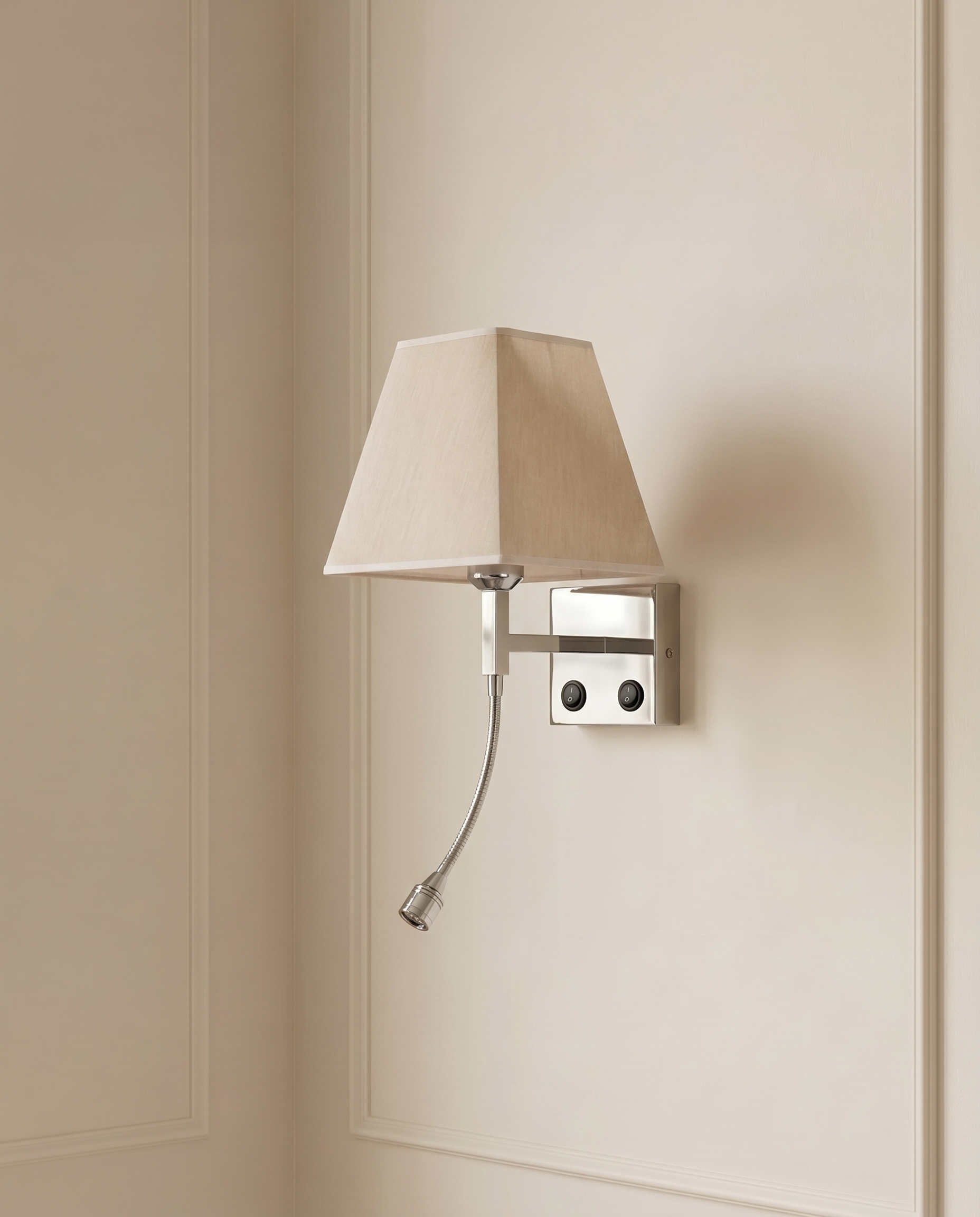 Sterling Silver Light Brown Wall Light — The Home Peck