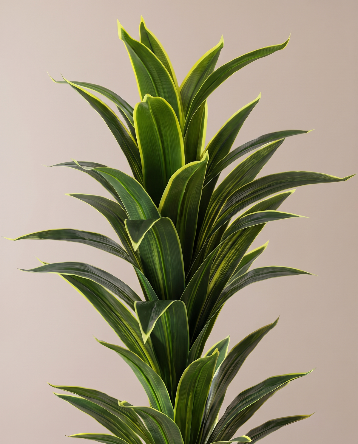 Artificial Dracaena Fragrans Plant Yellow