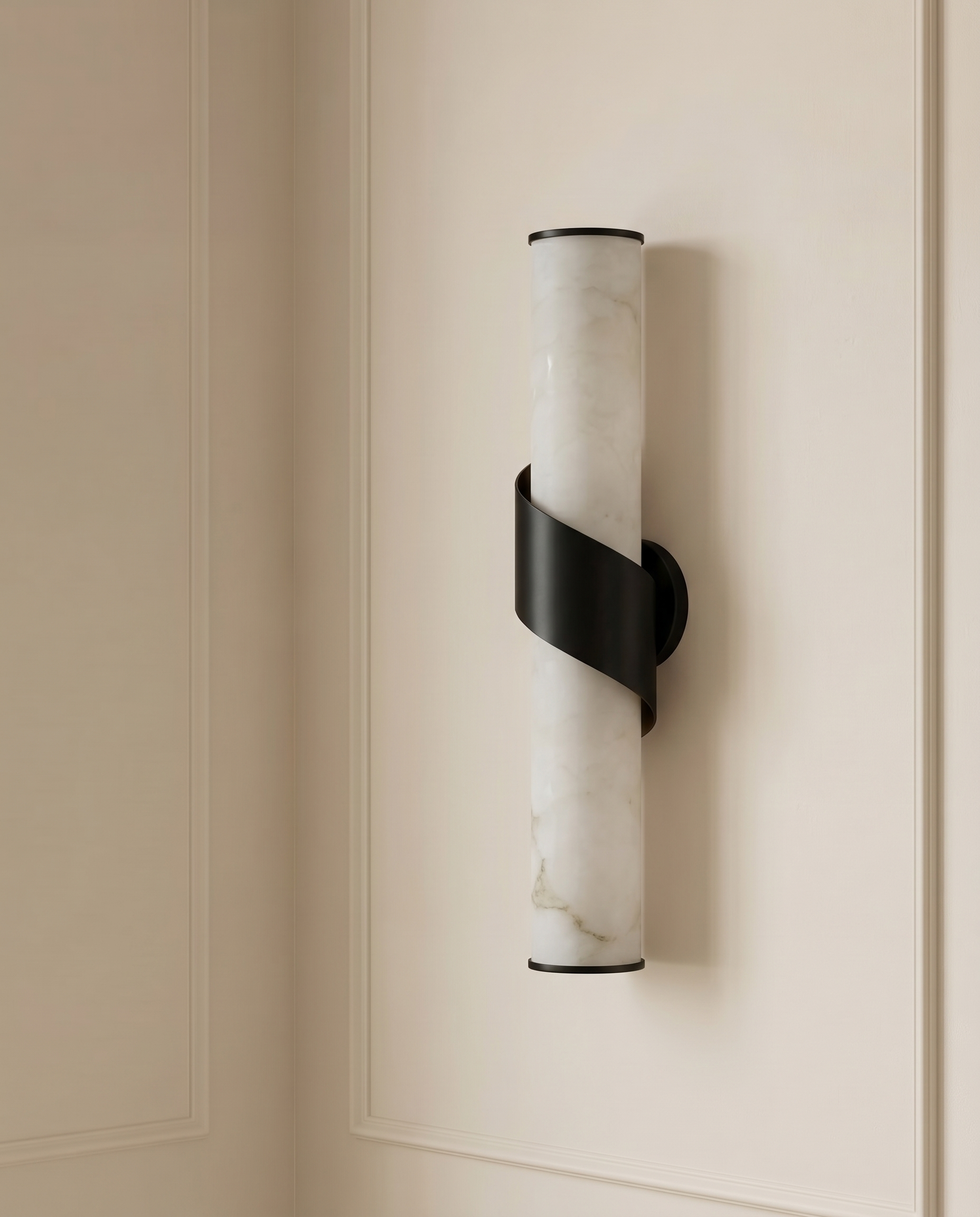 Metro Black White Wall Light — The Home Peck