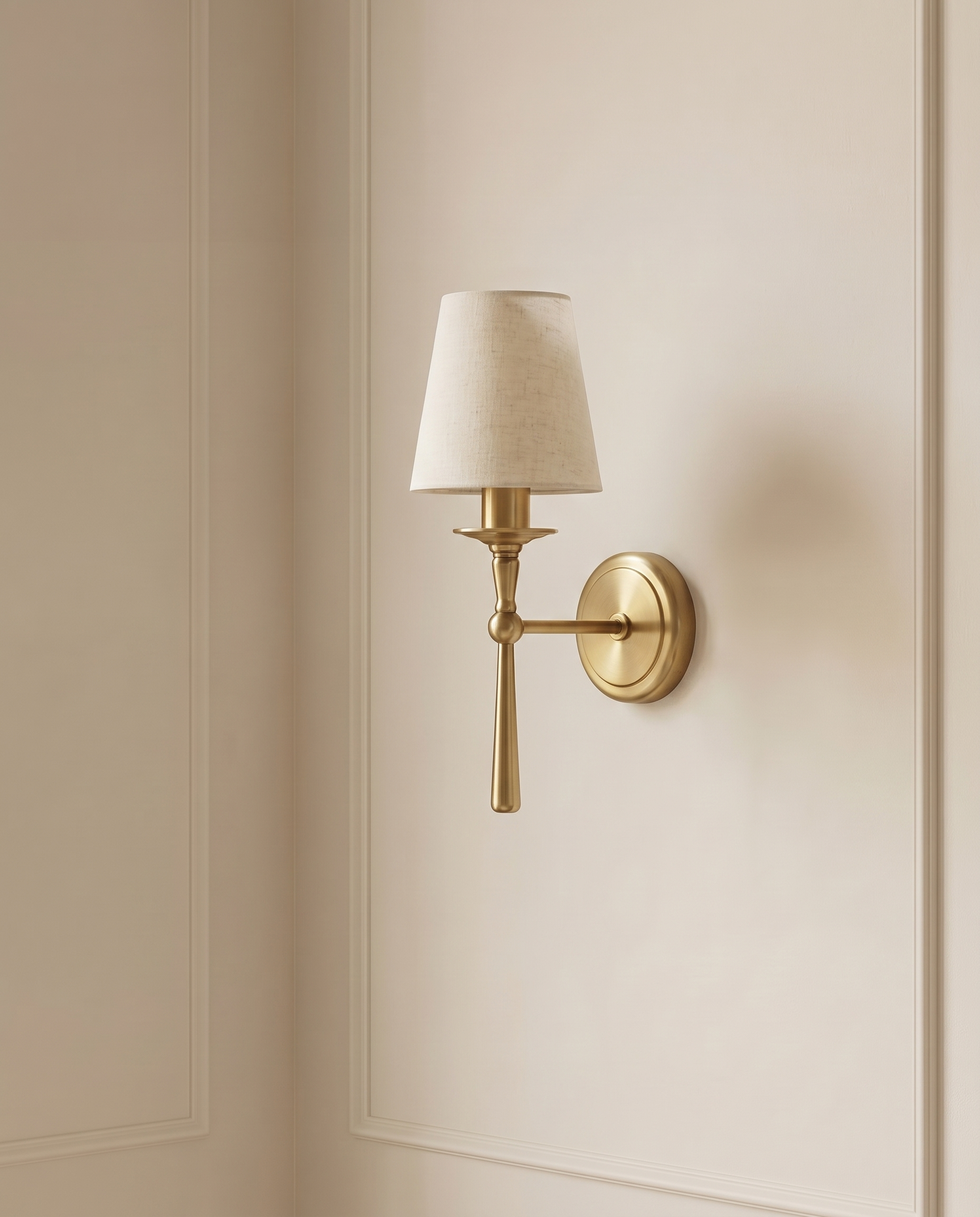 Luna Gold White Wall Light — The Home Peck