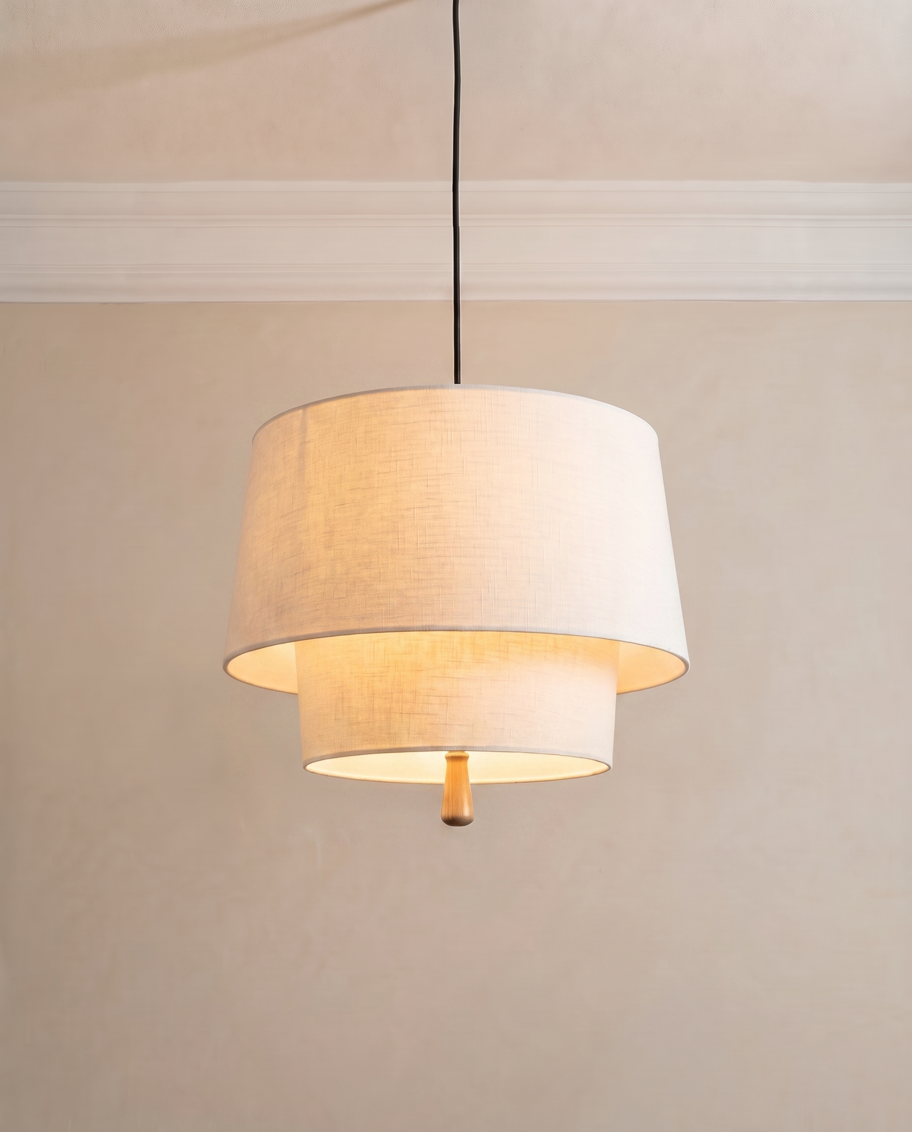Raven Black Pendant Light, detail view — The Home Peck