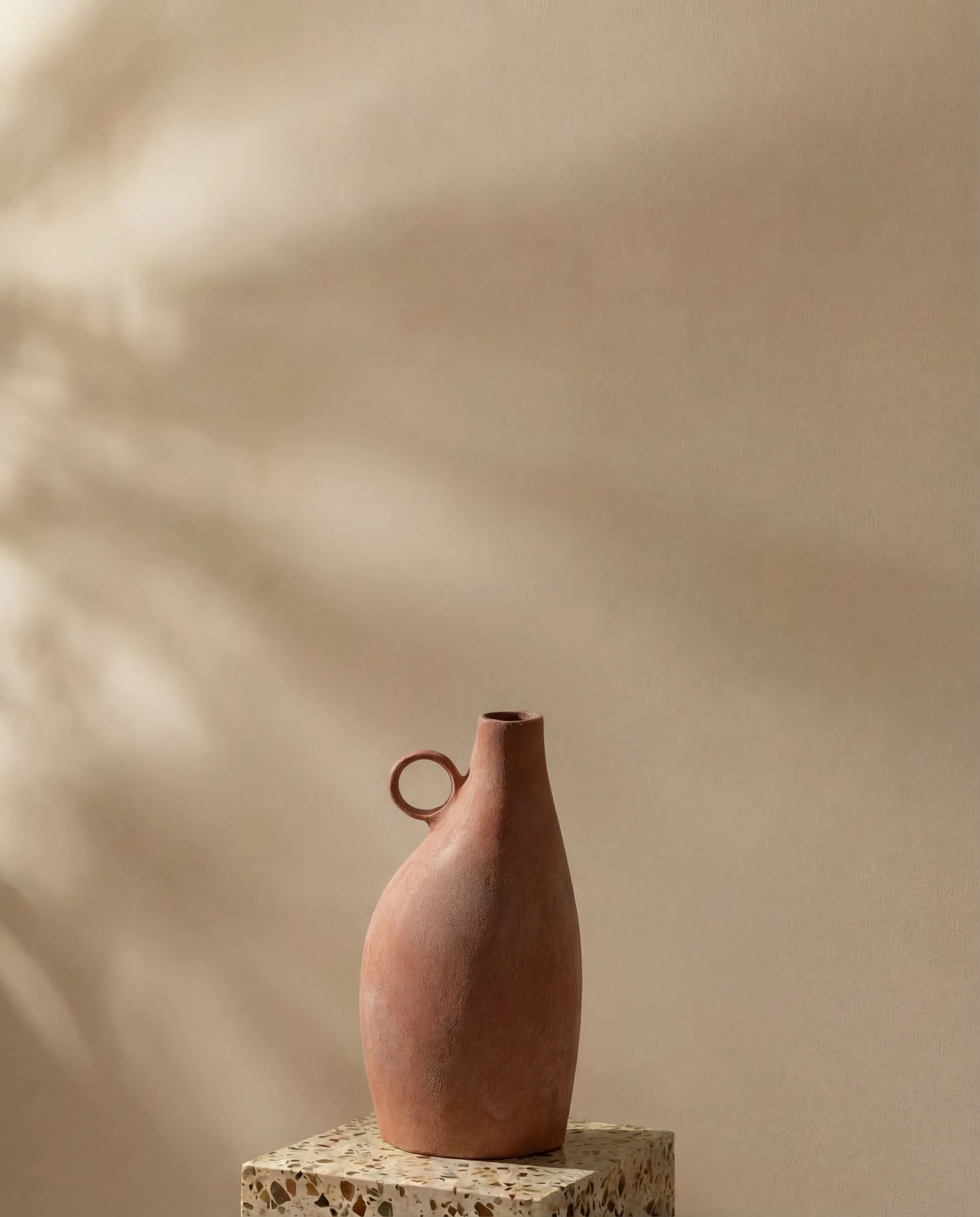 Afra Rustic Terracotta Vase