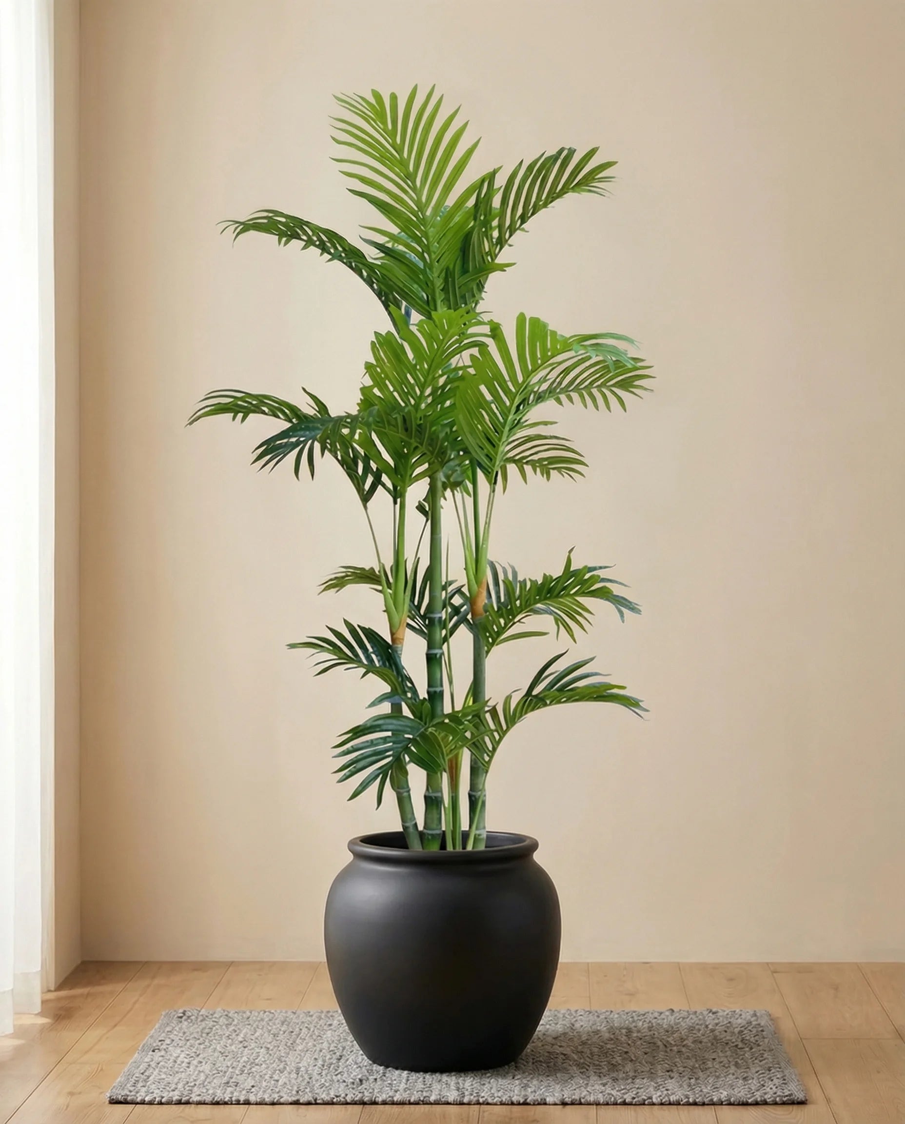 Artificial areca palm plant