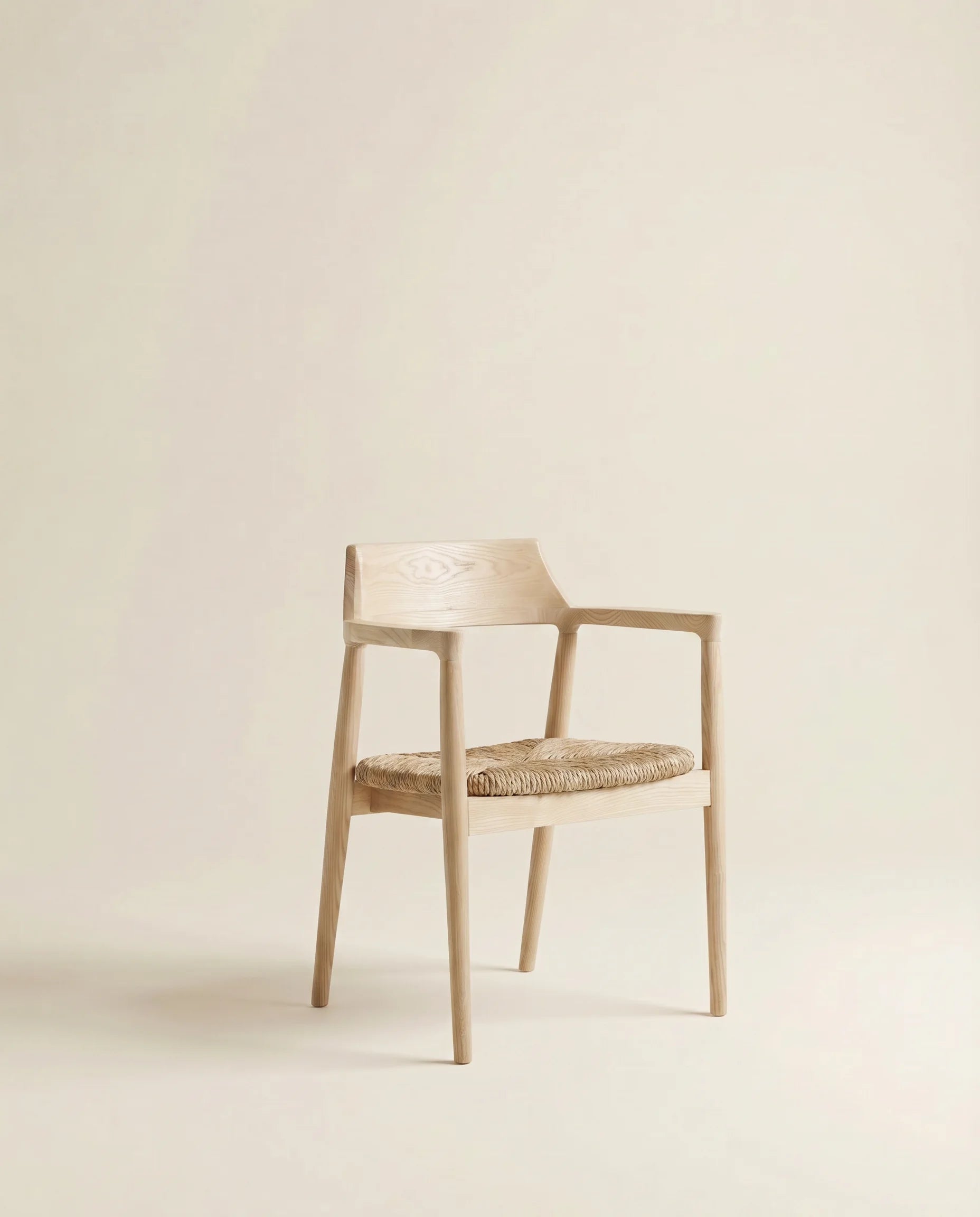 Aspen Coastal White Rattan Dining Chair