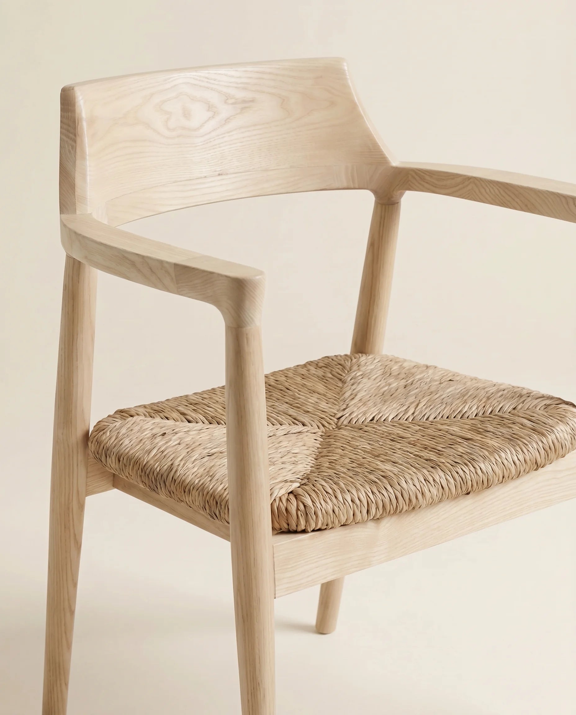 Aspen Coastal White Rattan Dining Chair