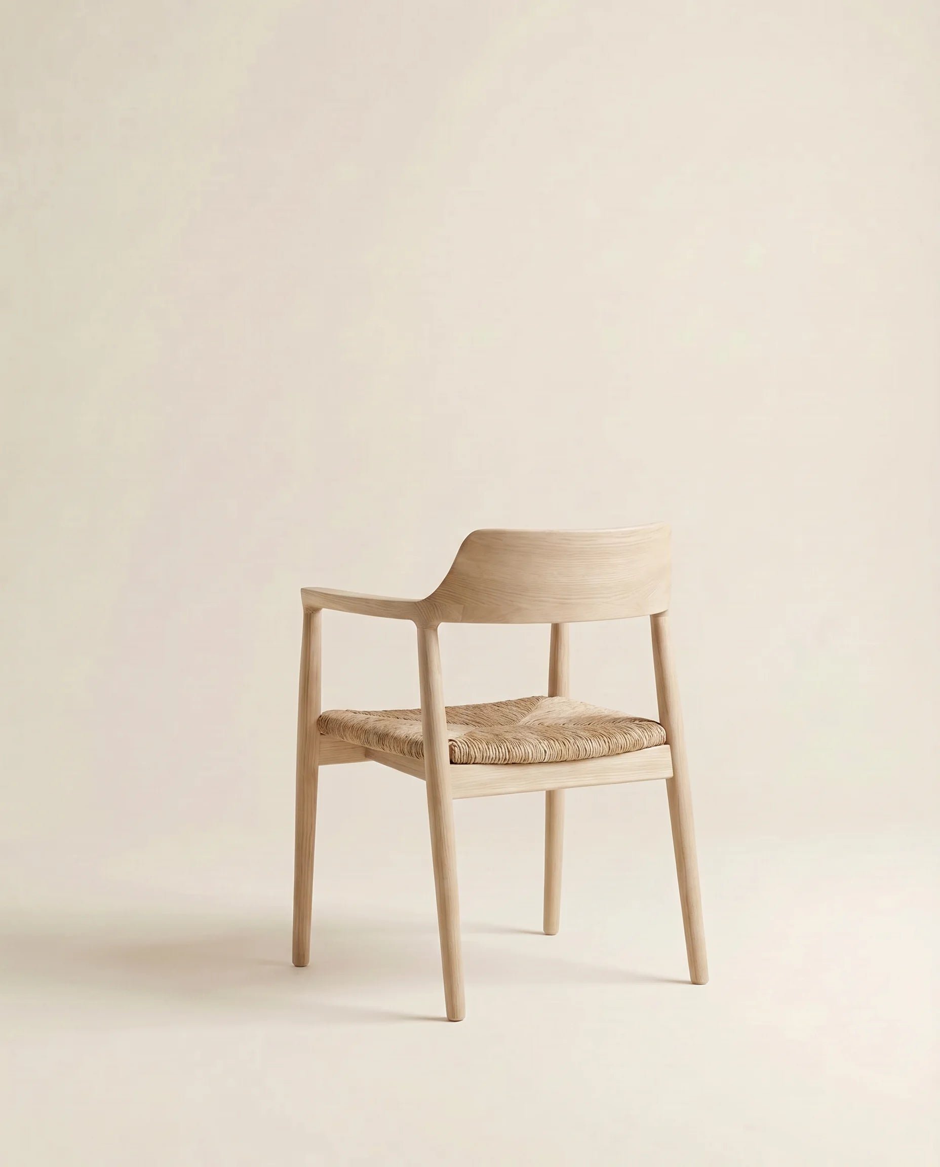 Aspen Coastal White Rattan Dining Chair