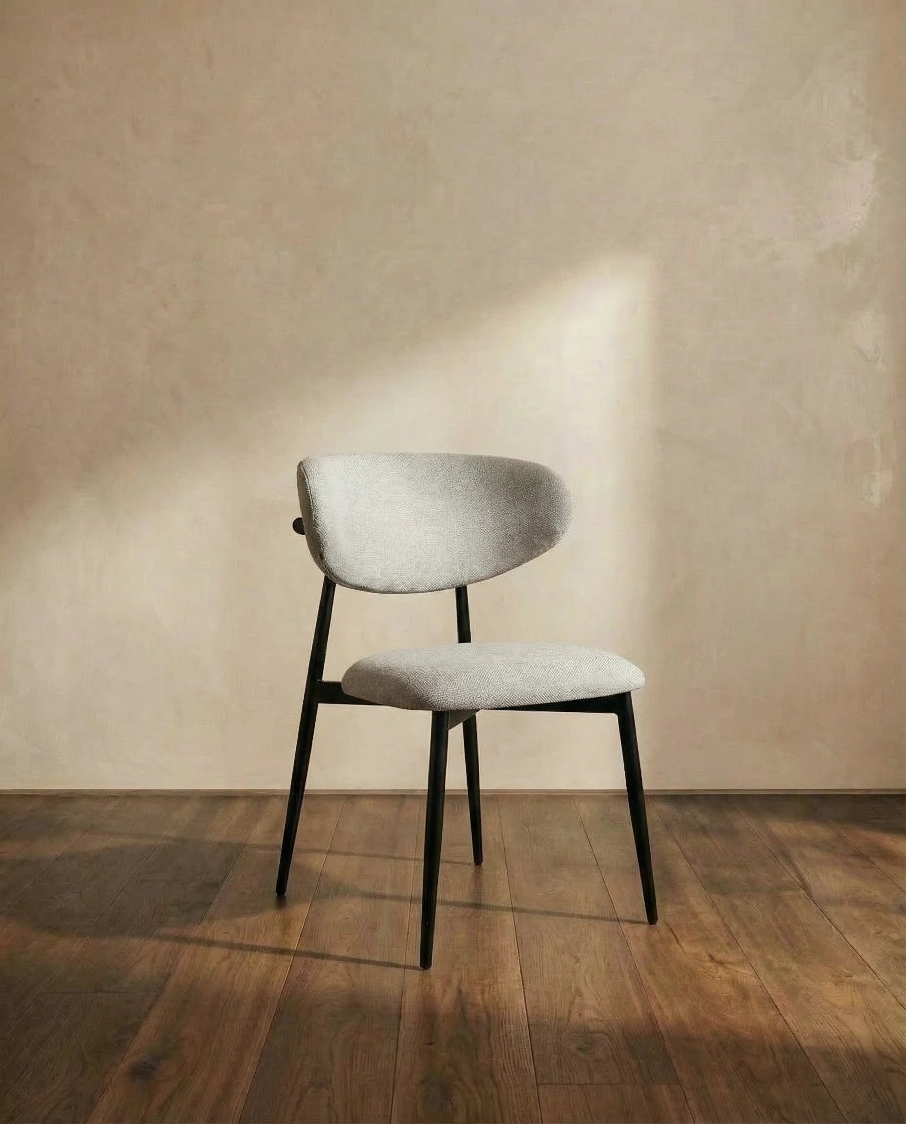 Athena Minimalist Grey Dining Chair