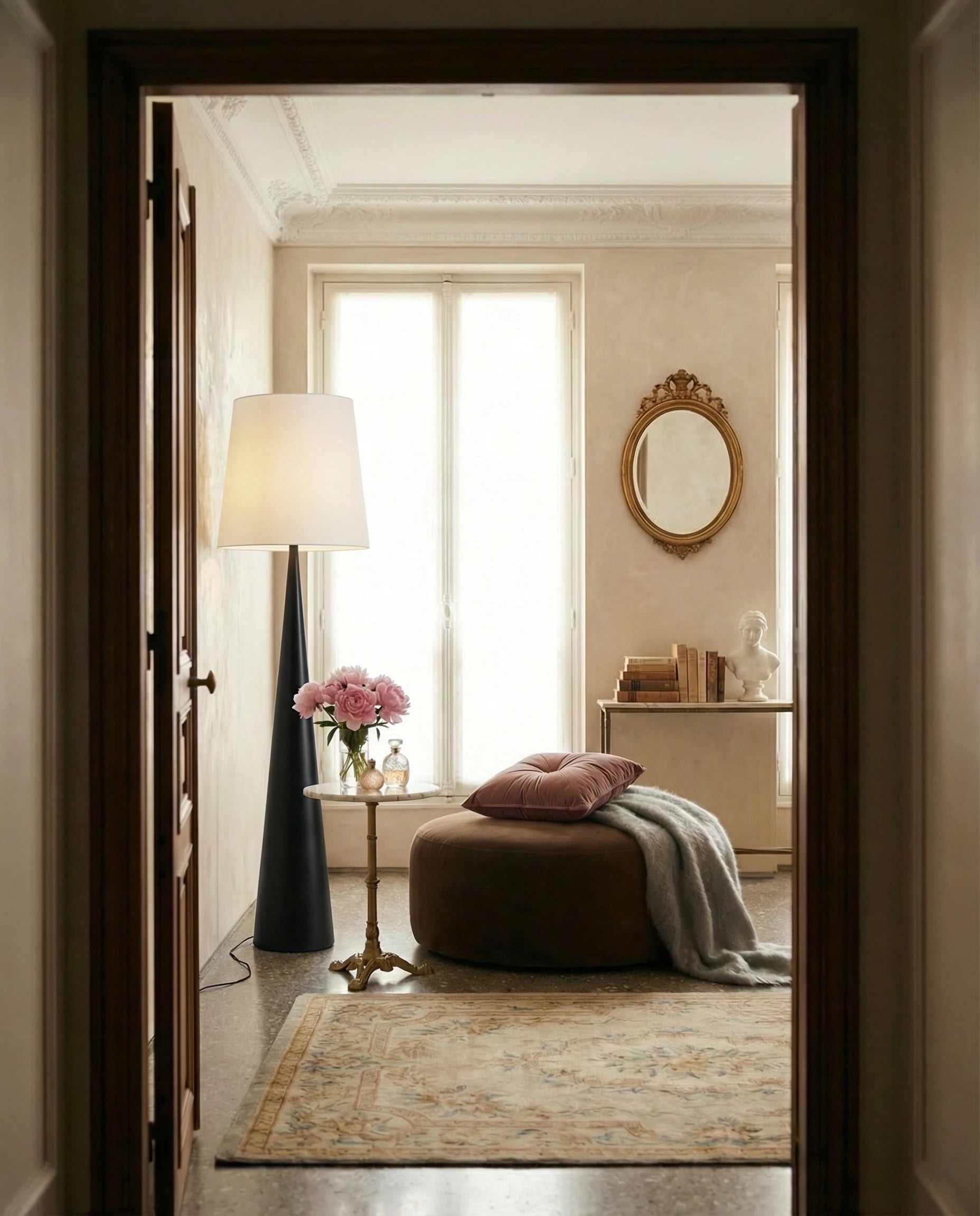 Black Montenegro Floor Lamp