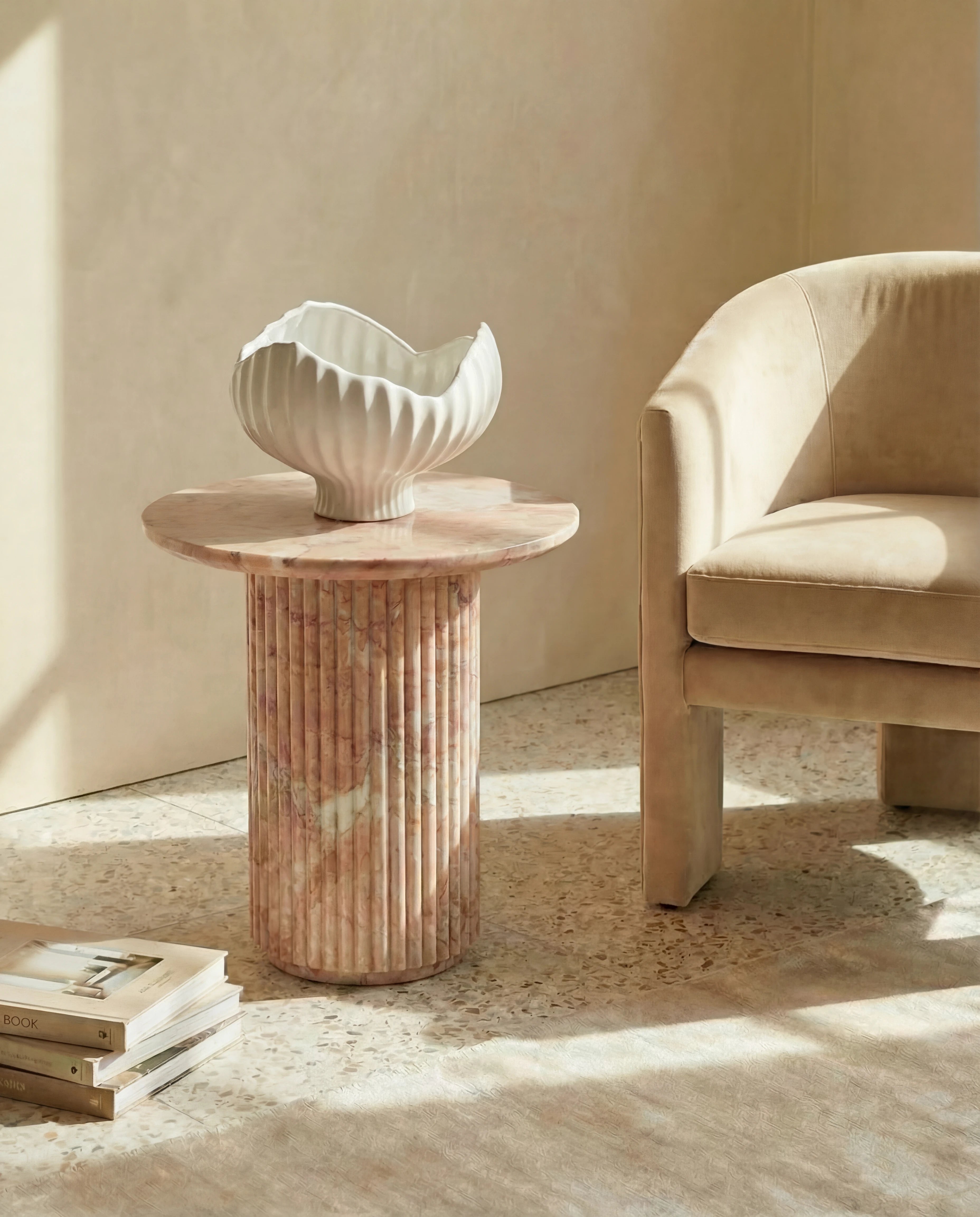 Bloom Sculpted Flower Ceramic Vase