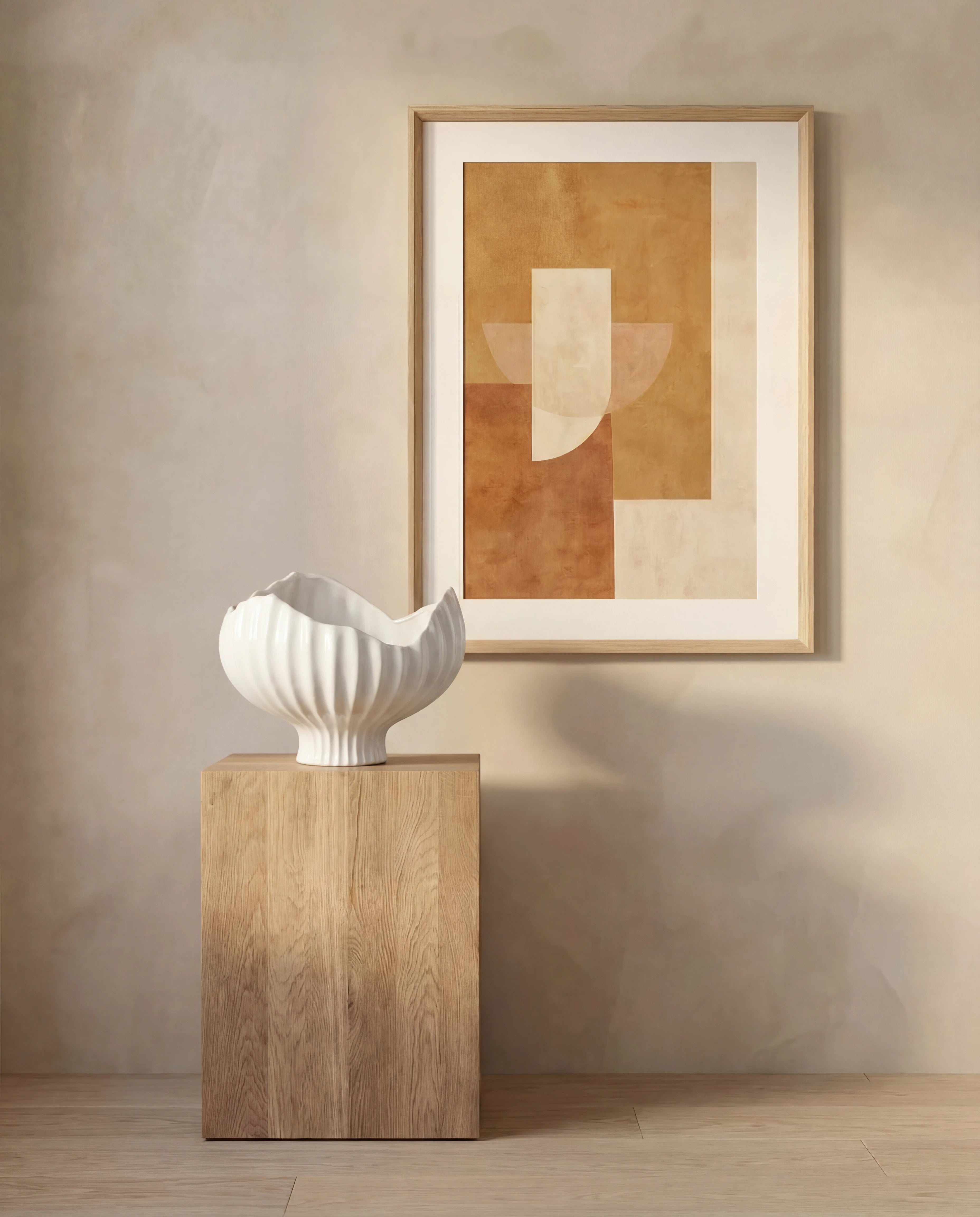Bloom Sculpted Flower Ceramic Vase