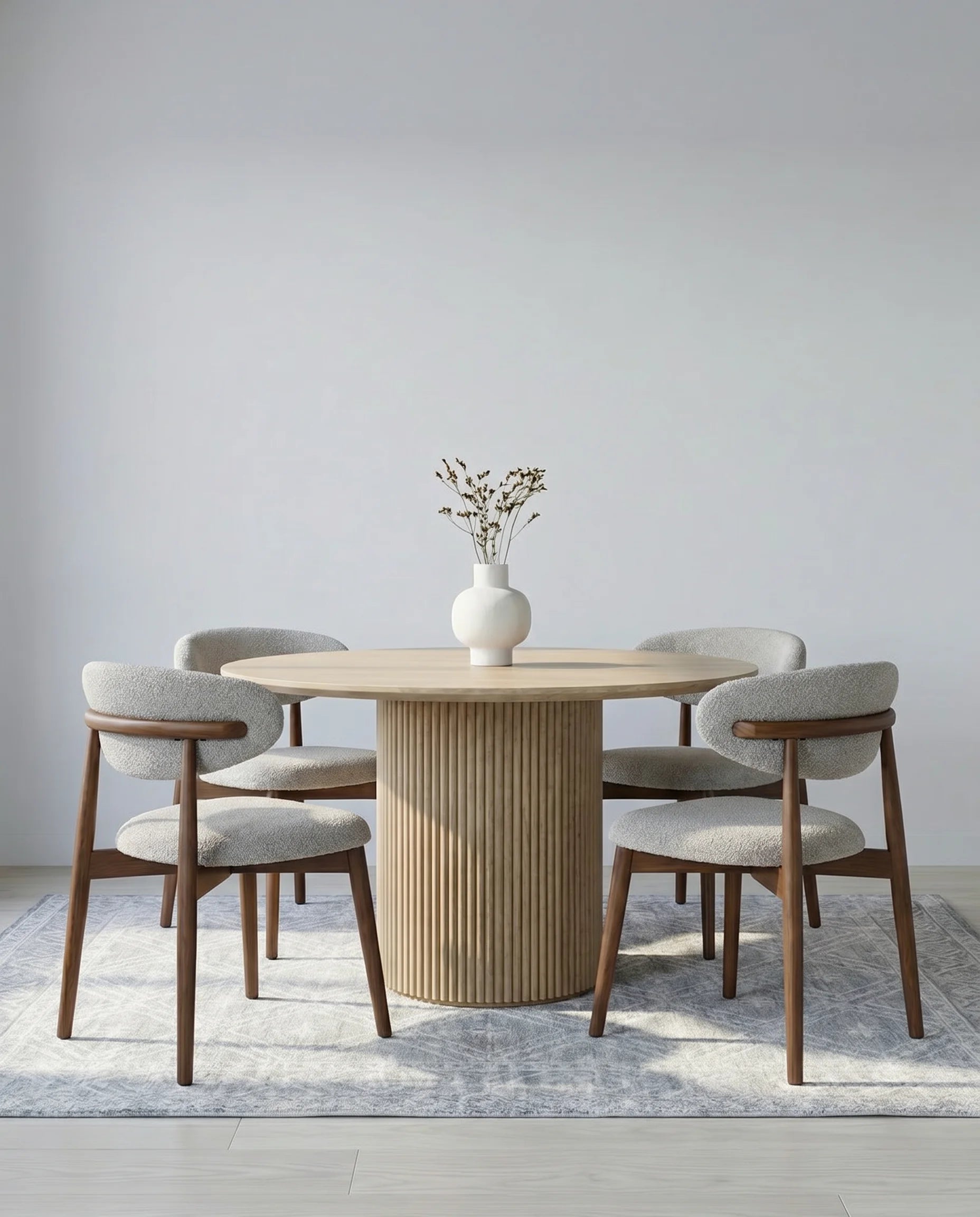 Briar Greige Wooden Dining Chair