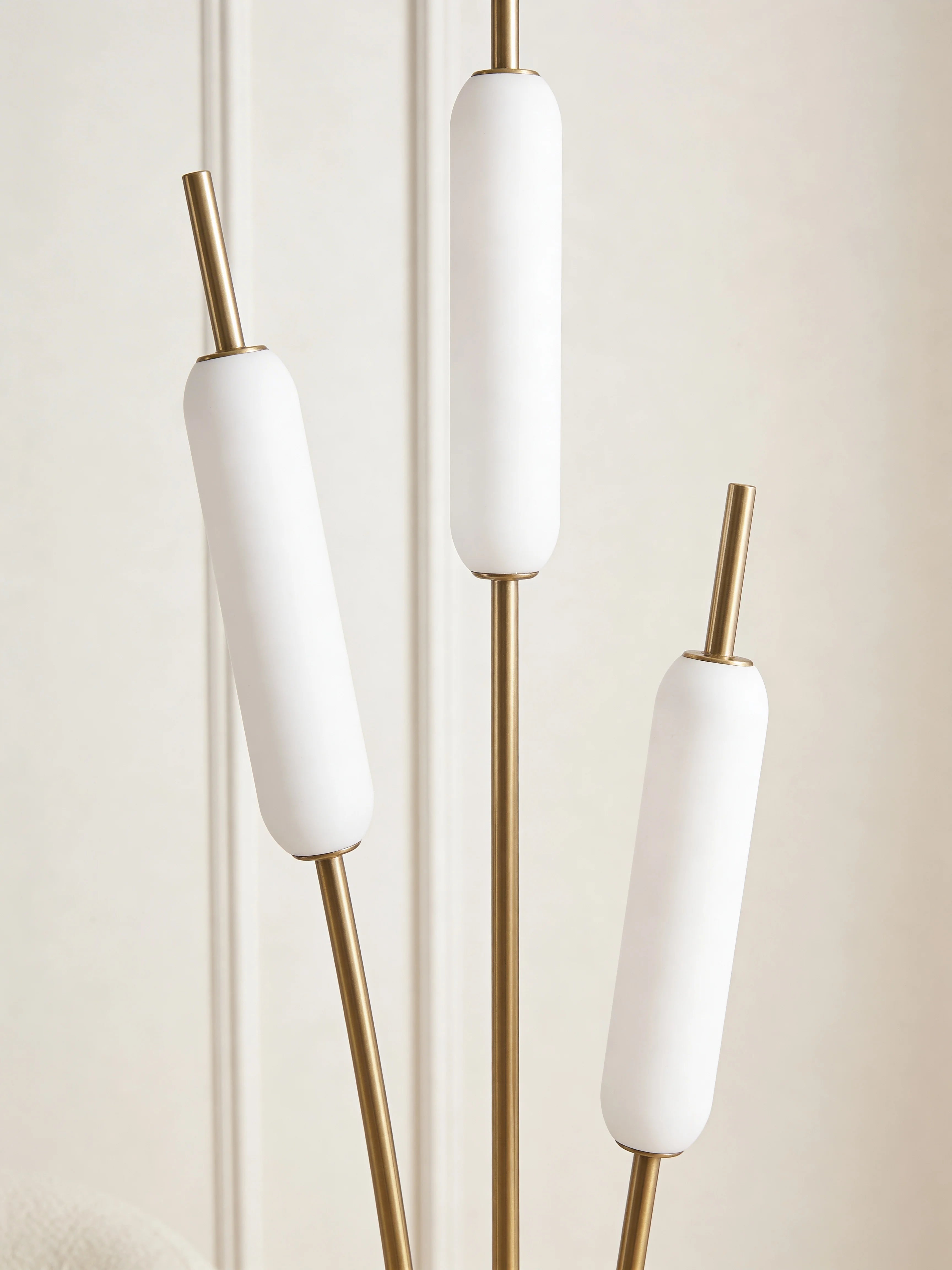 Calla Gold Tri Light LED Floor Lamp