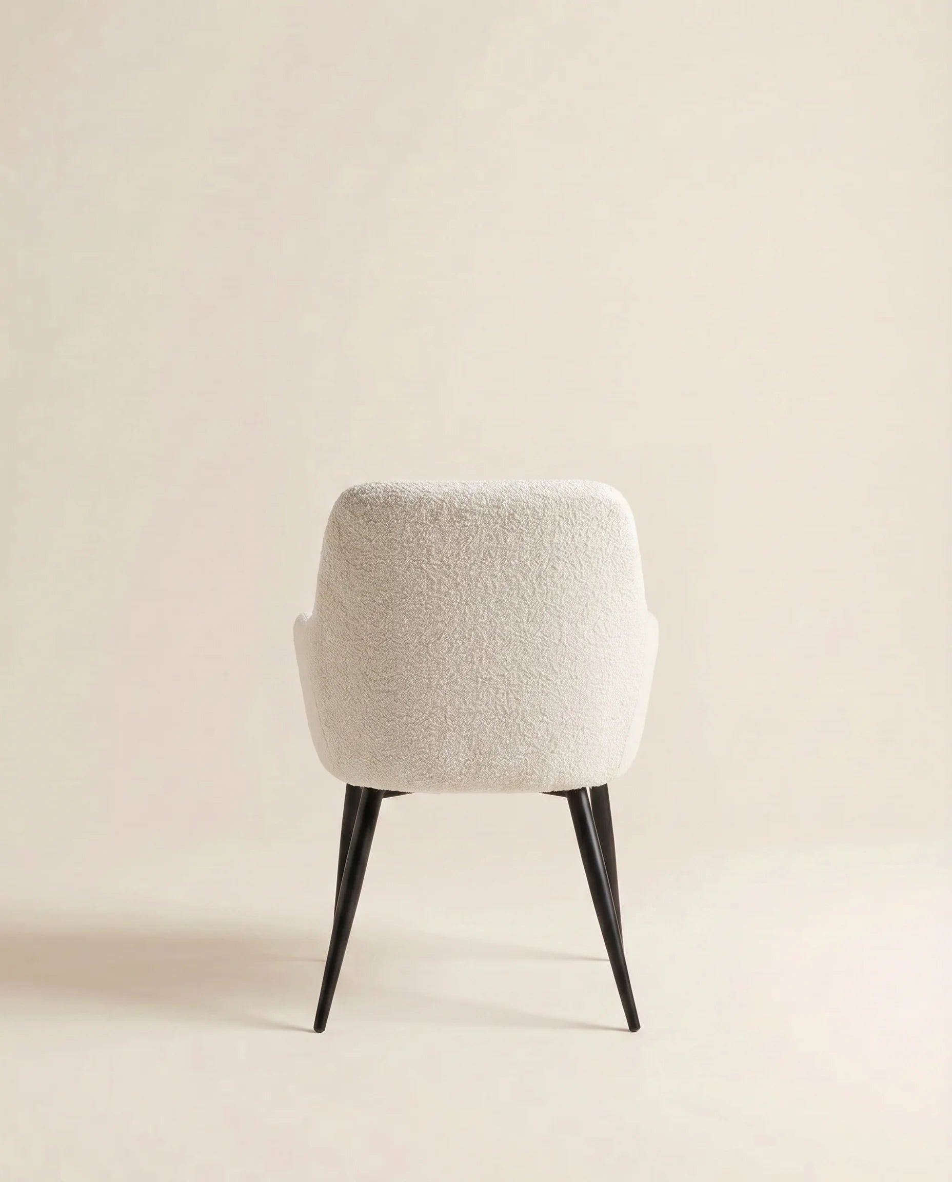Cleo Bouclé Dining Chair with Arms