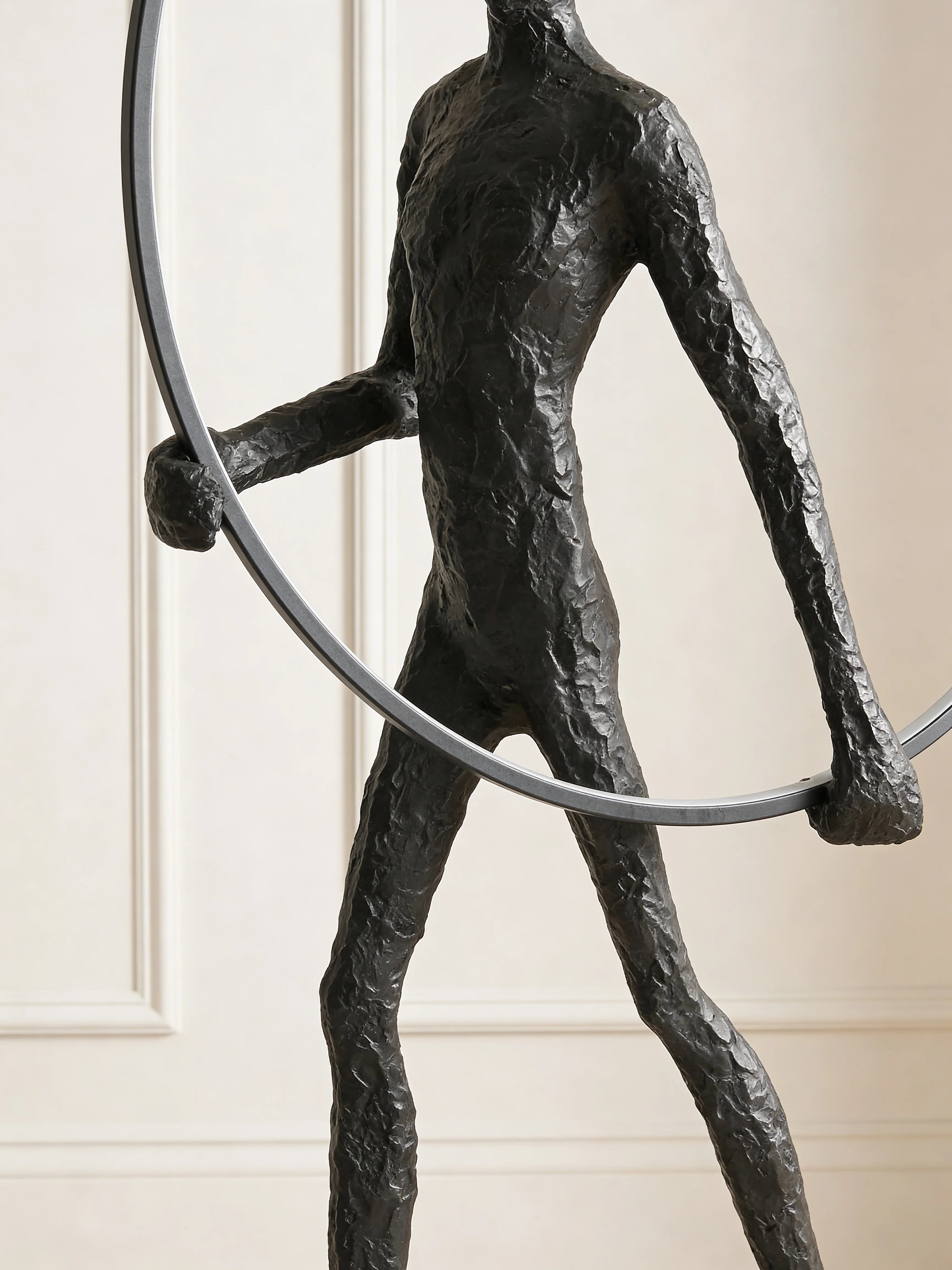 Decorative Humanoid Sculpture Floor Lamp