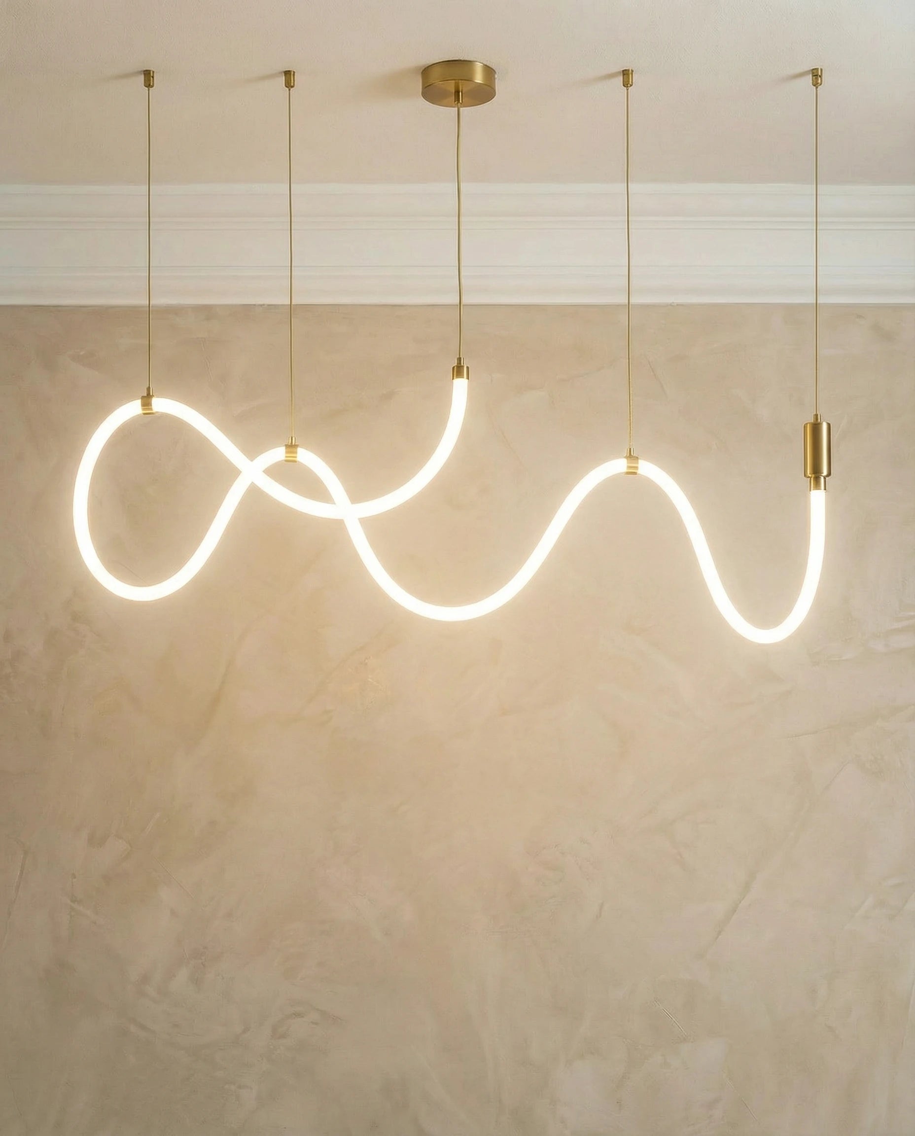 Elegant Spiral LED Kitchen Ceiling Light