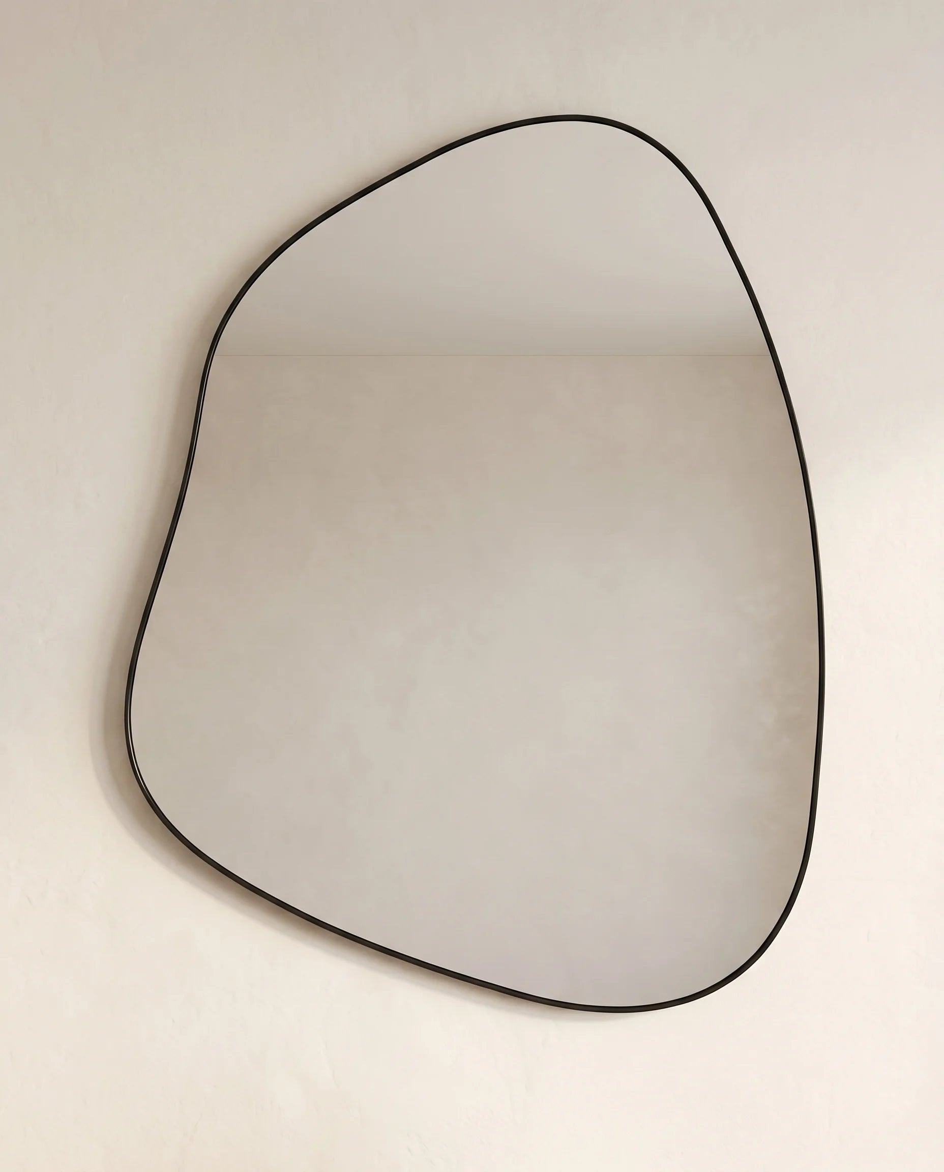 Elsa Irregular Black Framed Wall Mirror