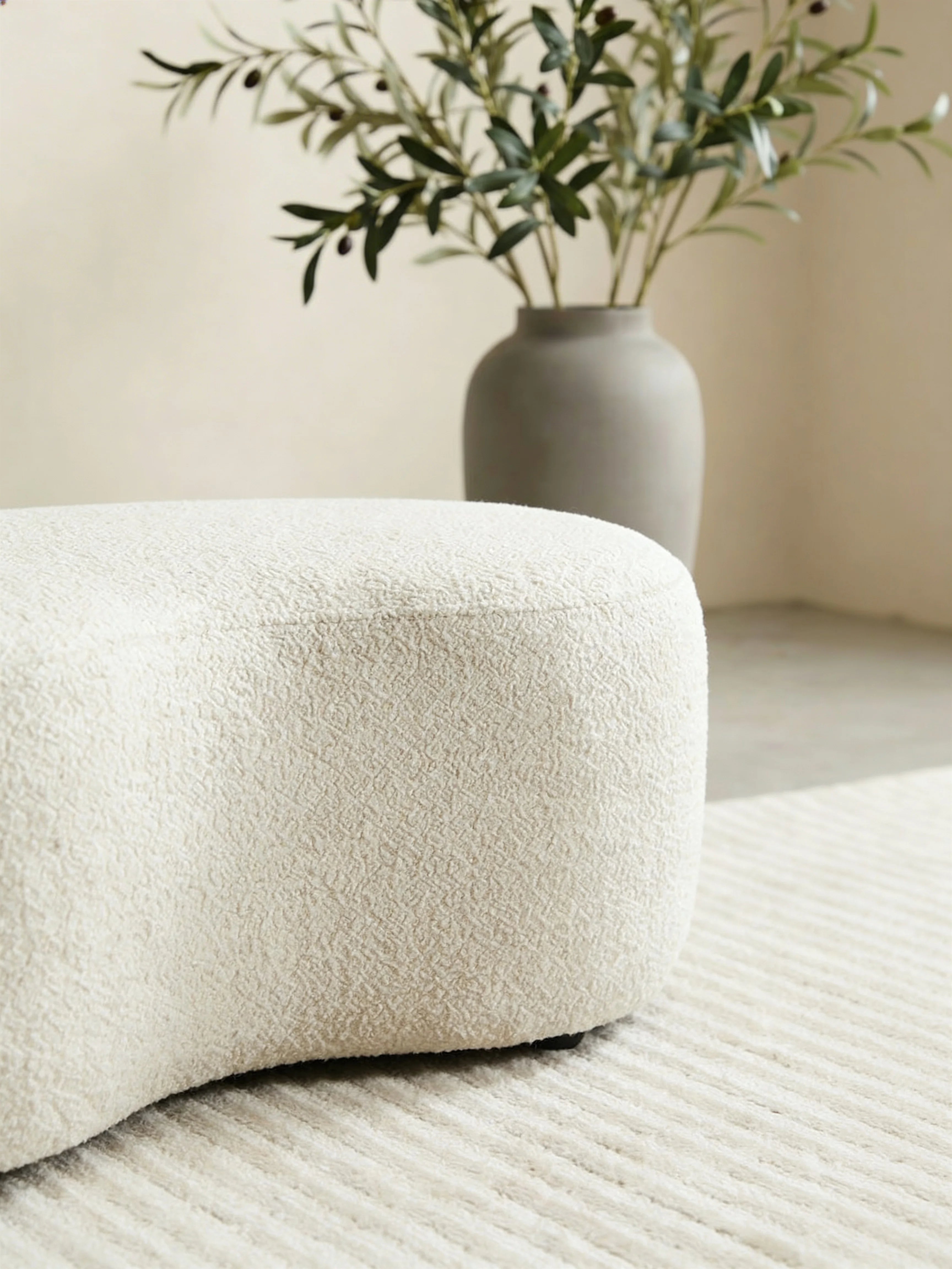 Eriska Soft Bean Shaped Ottoman