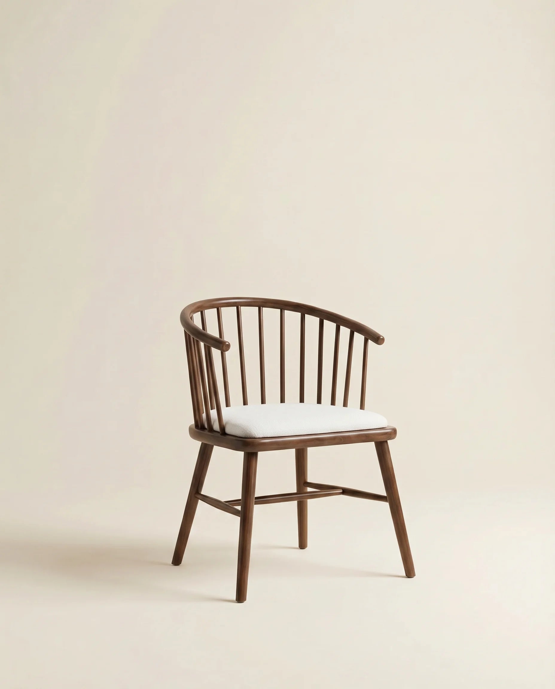 Hazel Vintage Walnut Dining Chair