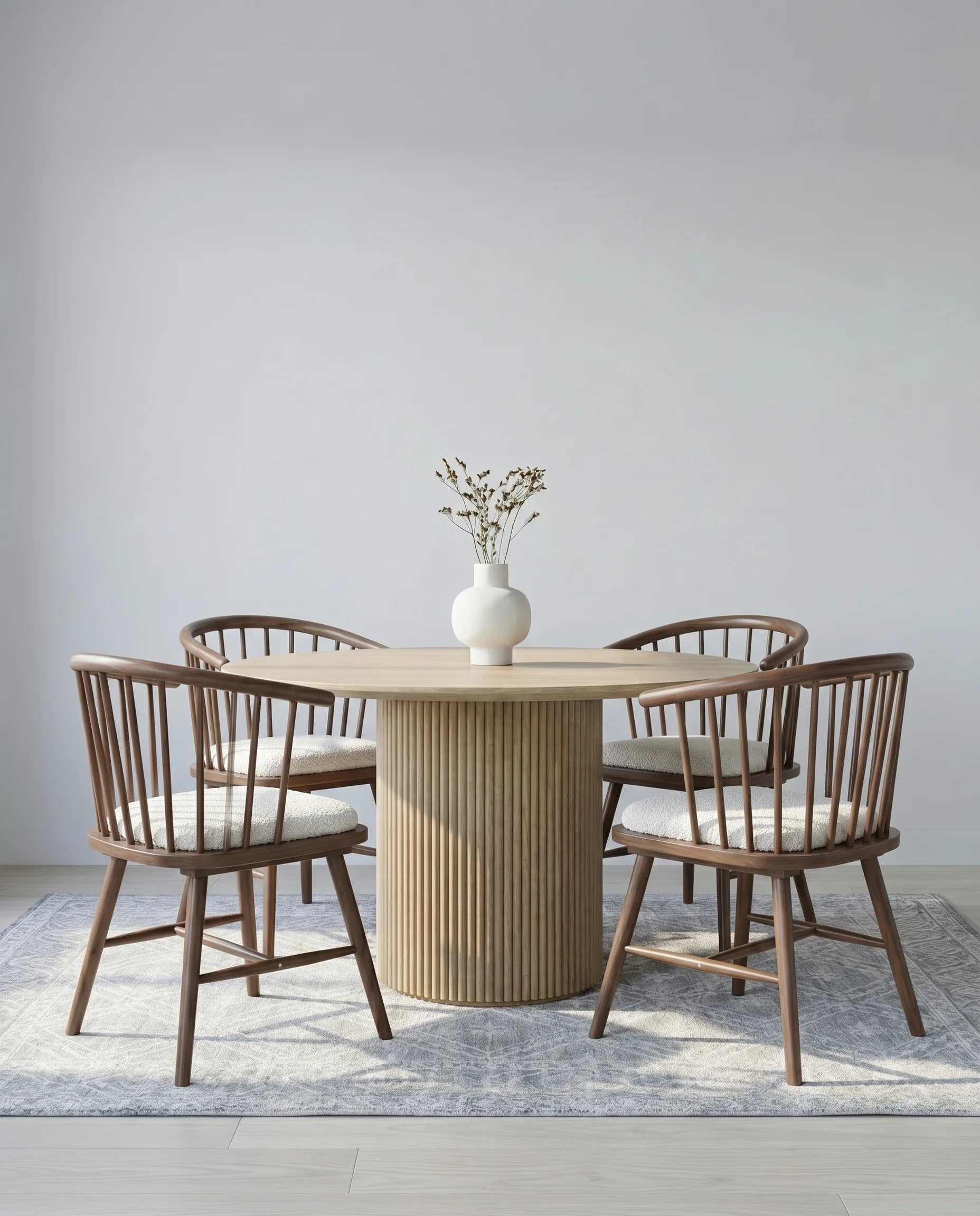 Hazel Vintage Walnut Dining Chair