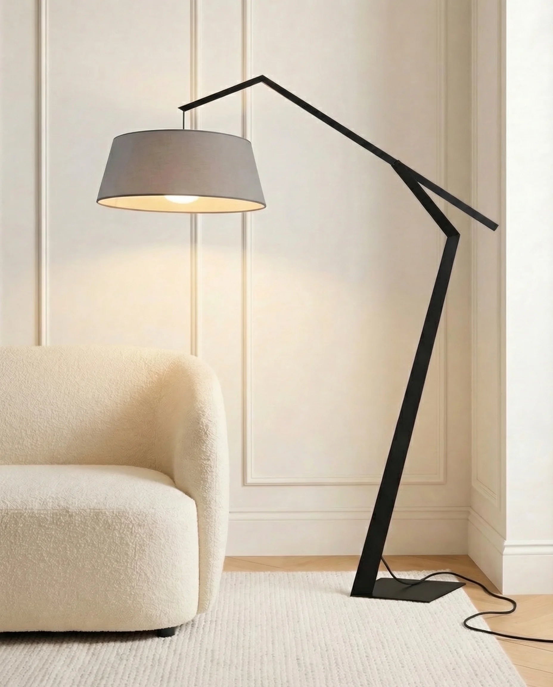 Henley Geometric Arched Floor Lamp