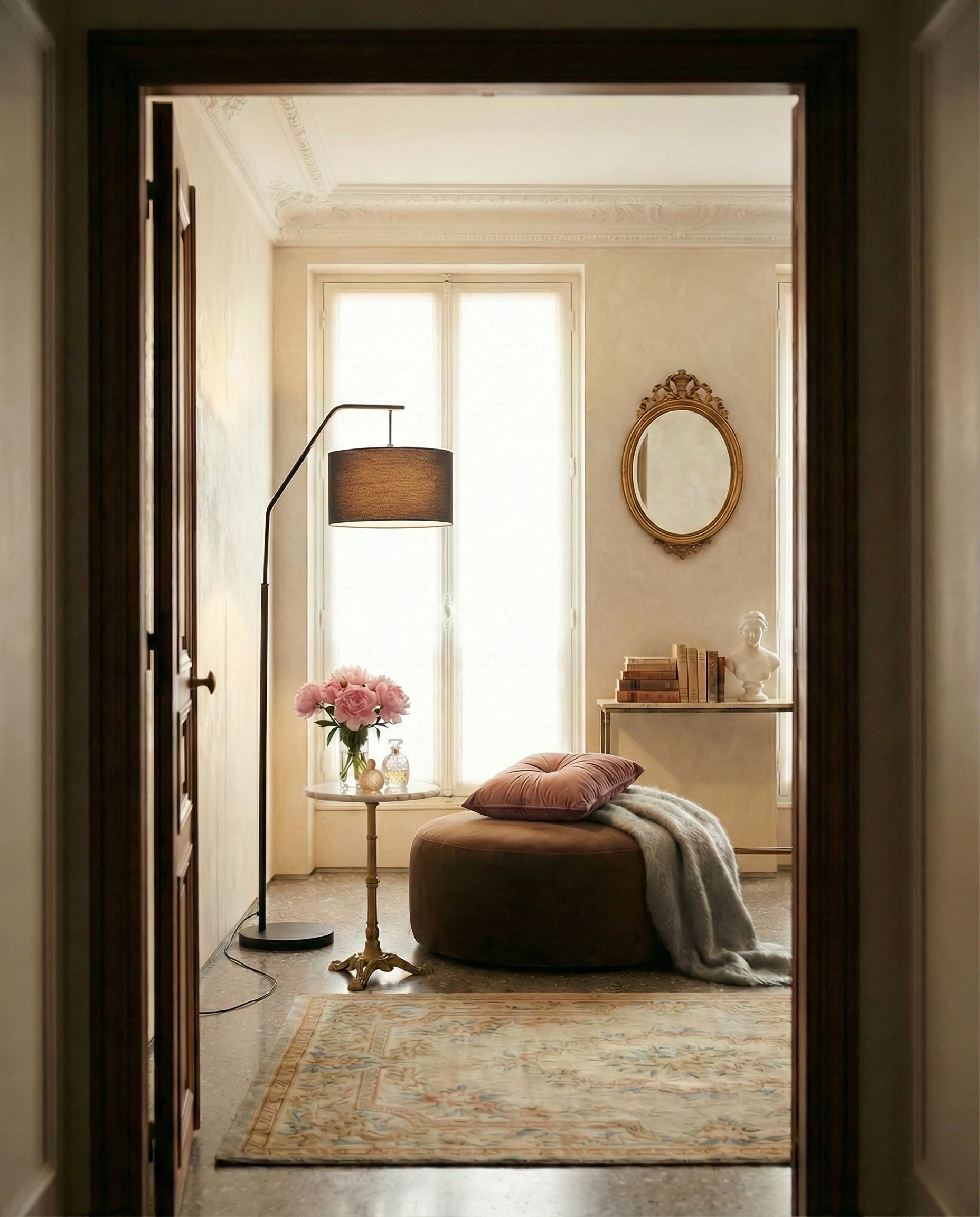 Hercules Industrial Black Standing Lamp