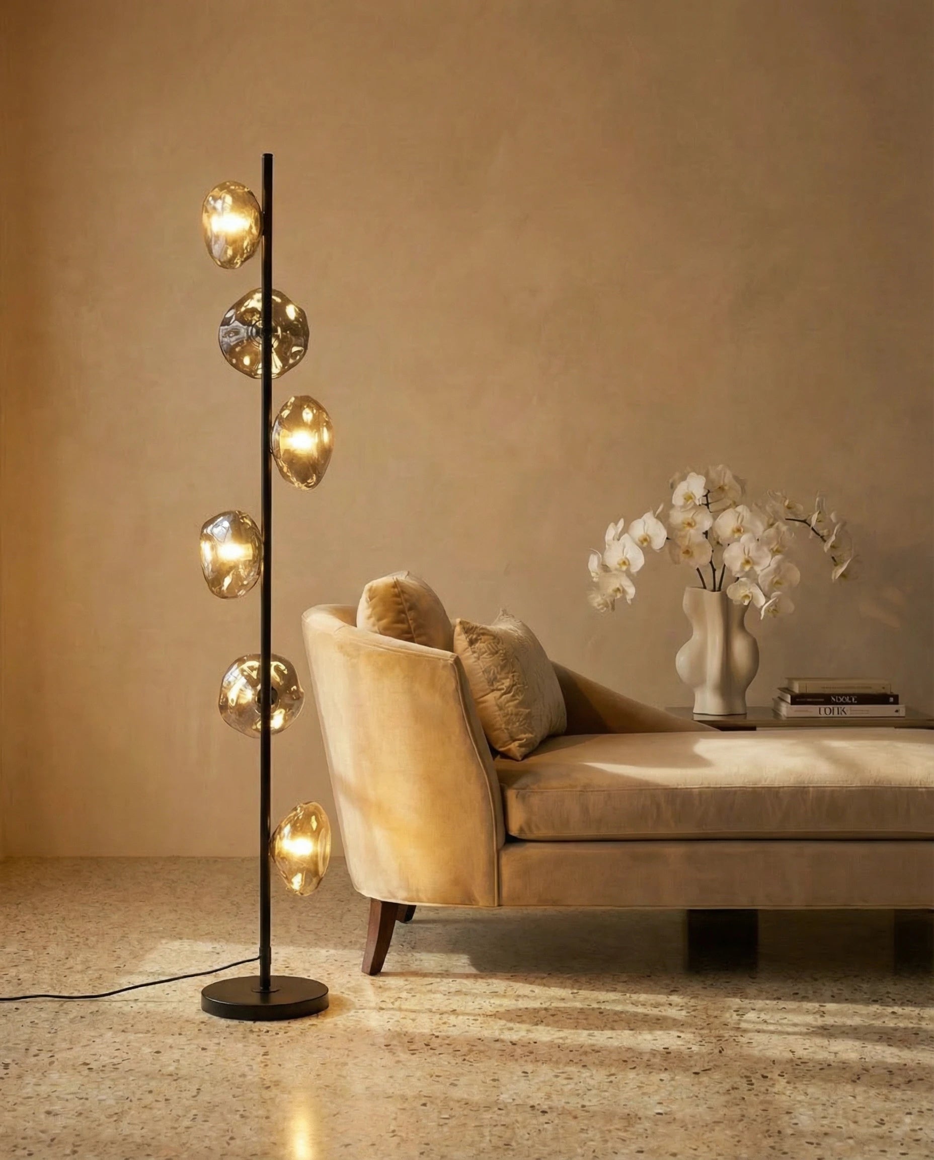 Iris Glass Floor Lamp