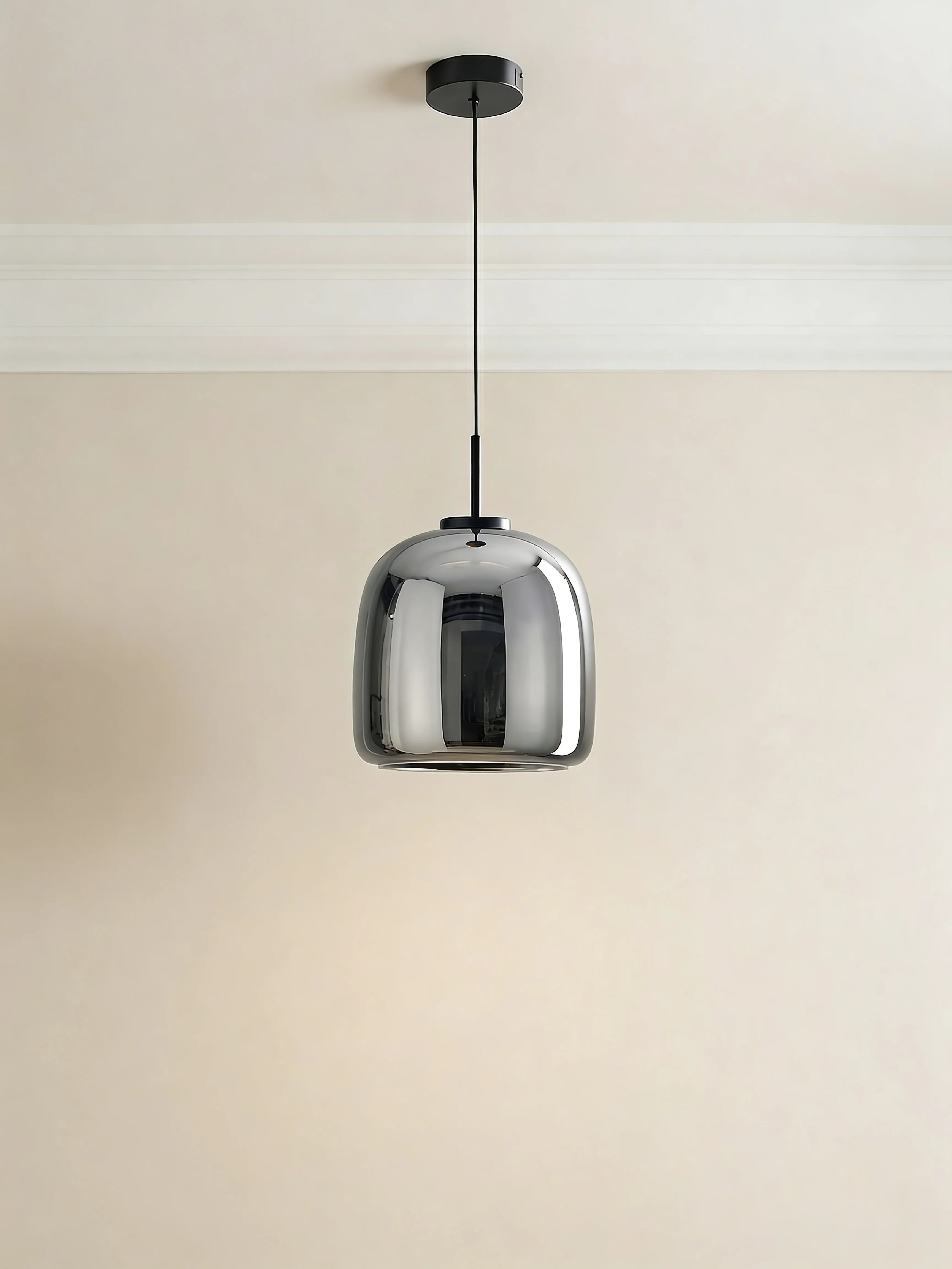 Keo Smokey Grey LED Pendant Light for Kitchen