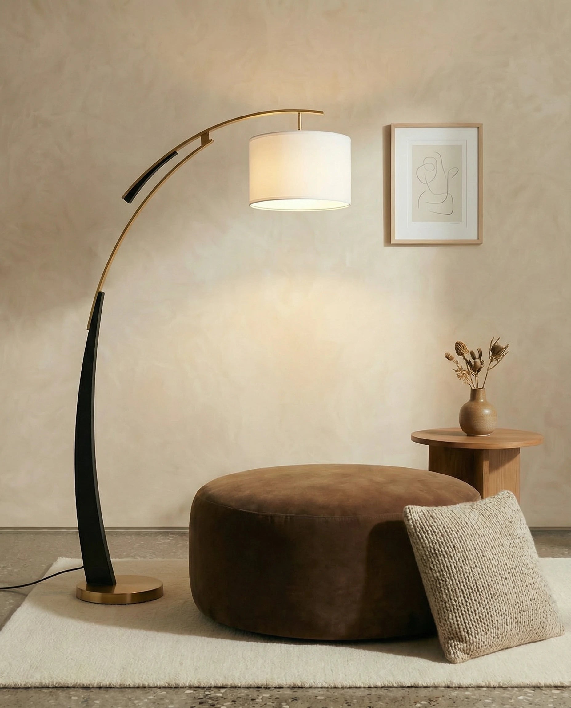Larson Adjustable Arc Floor Lamp