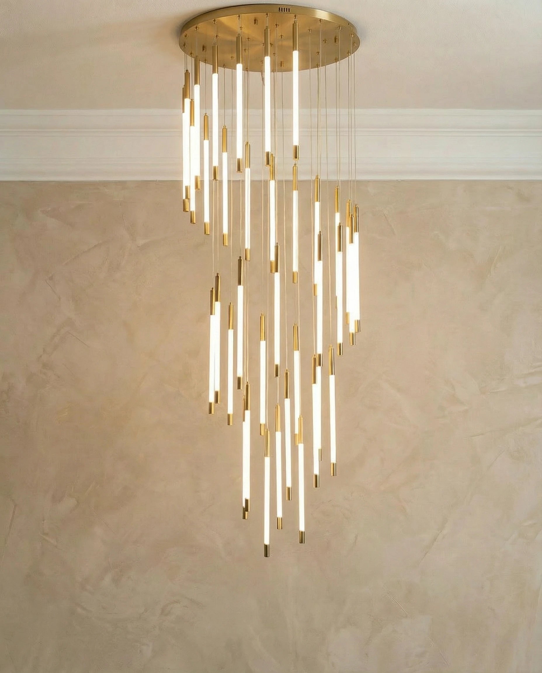 Lencia Luxury High Hanging Ceiling Light for Entryway