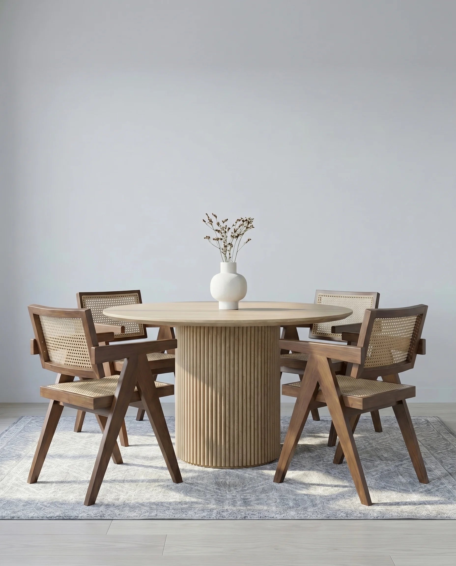 Linnea Coastal Rattan Dining Chair