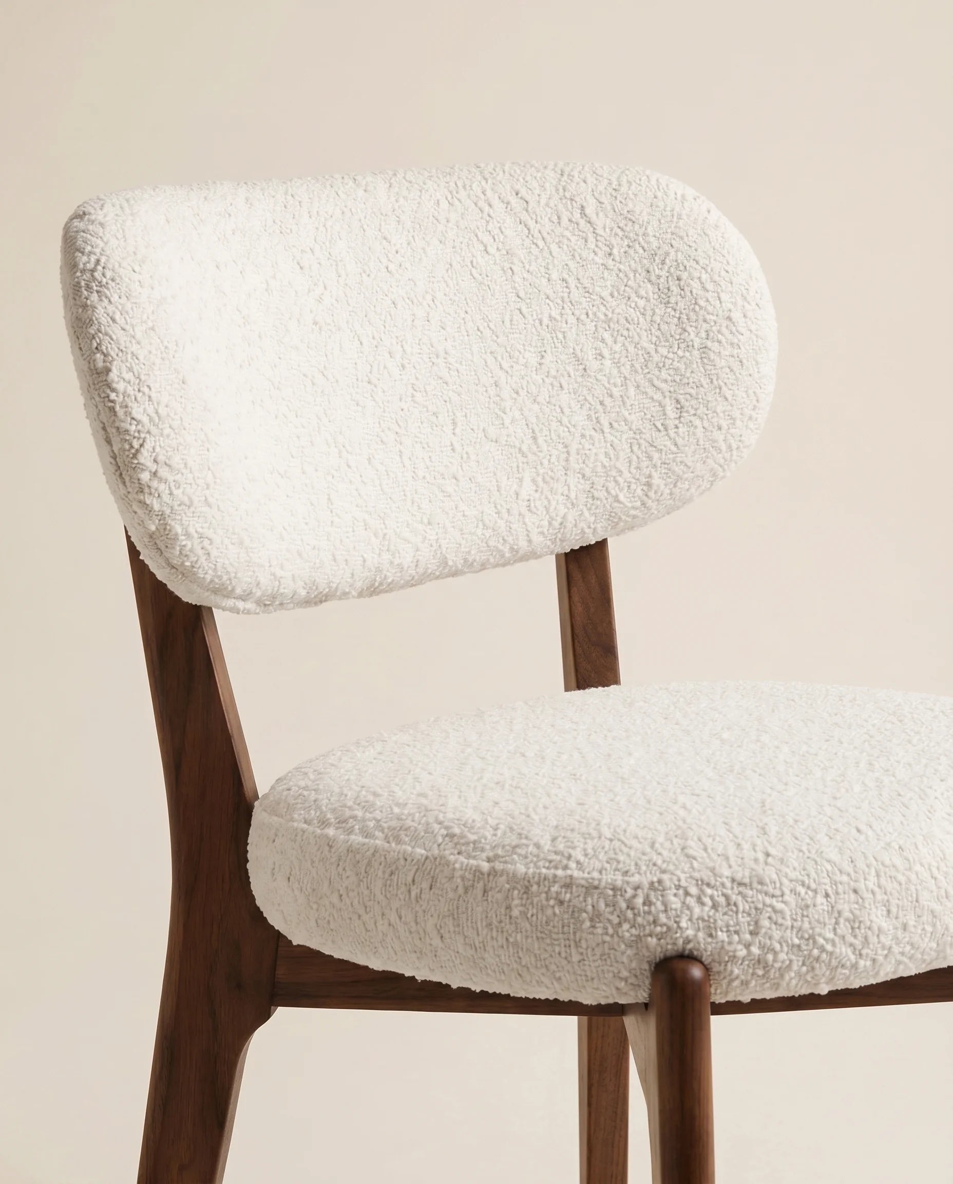 Marlowe Off-White Wooden Dining Chair