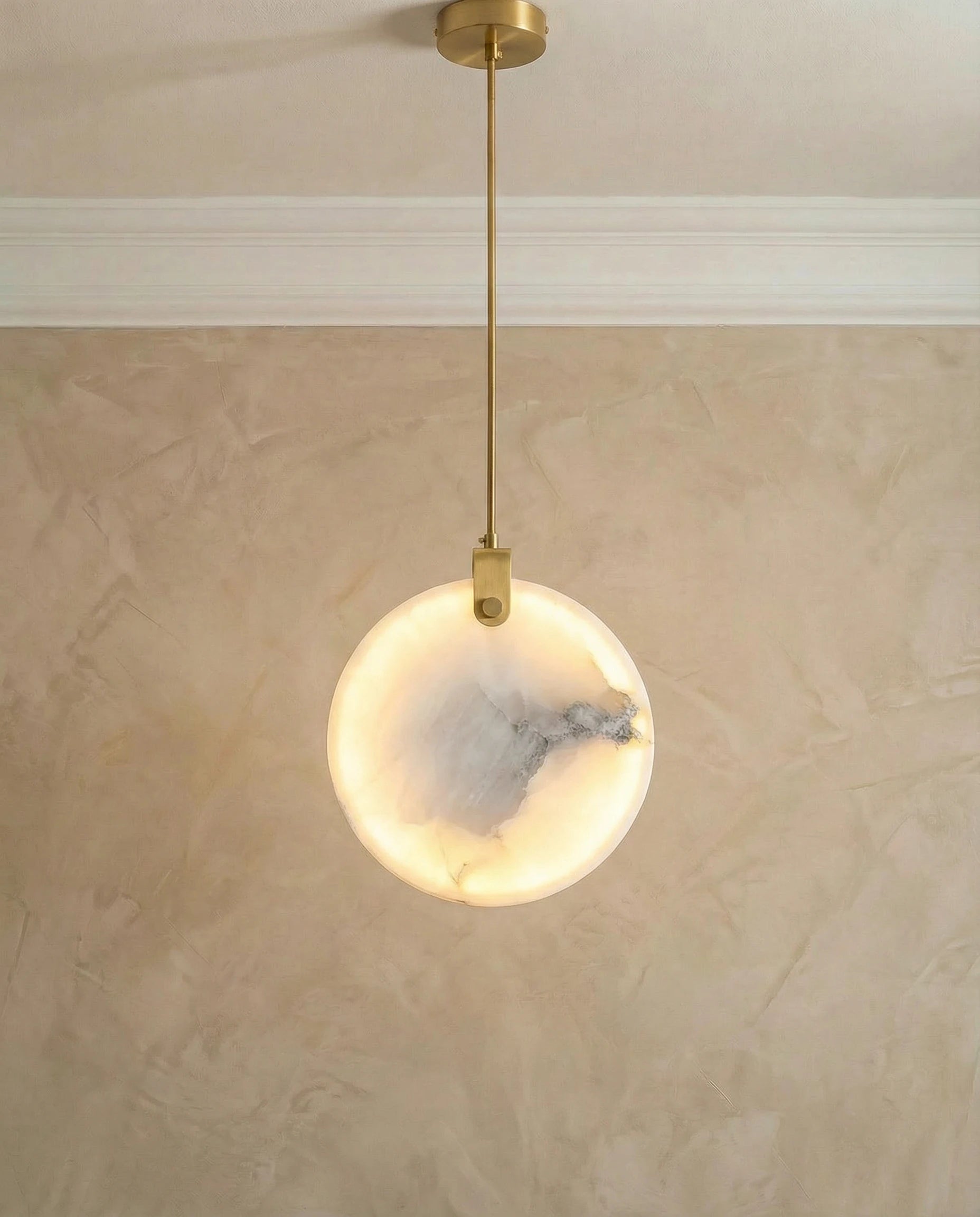 Modern Disc LED Hanging Light for Dining Table