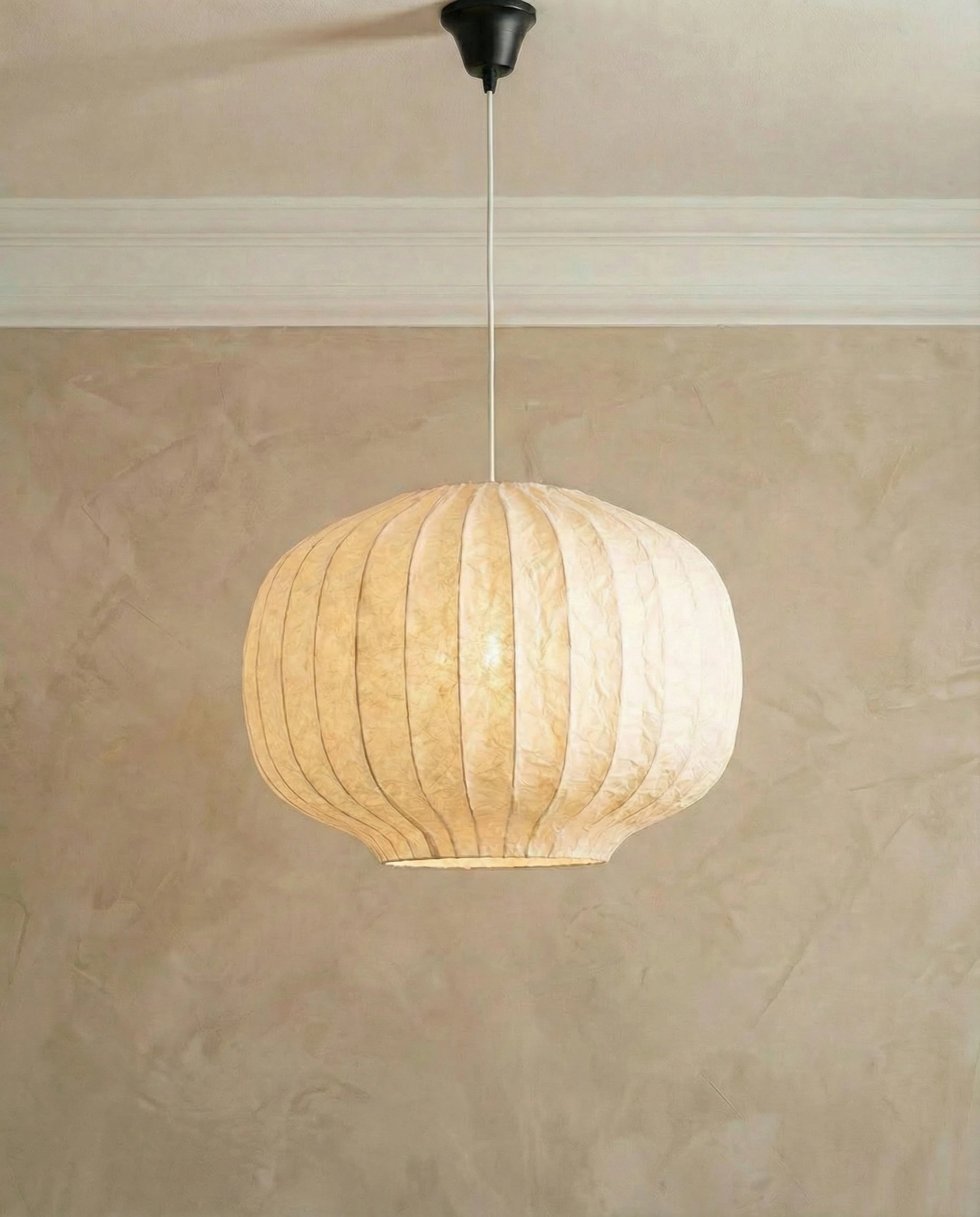 Nelson Pumpkin Bubble Silk Pendant Lamp
