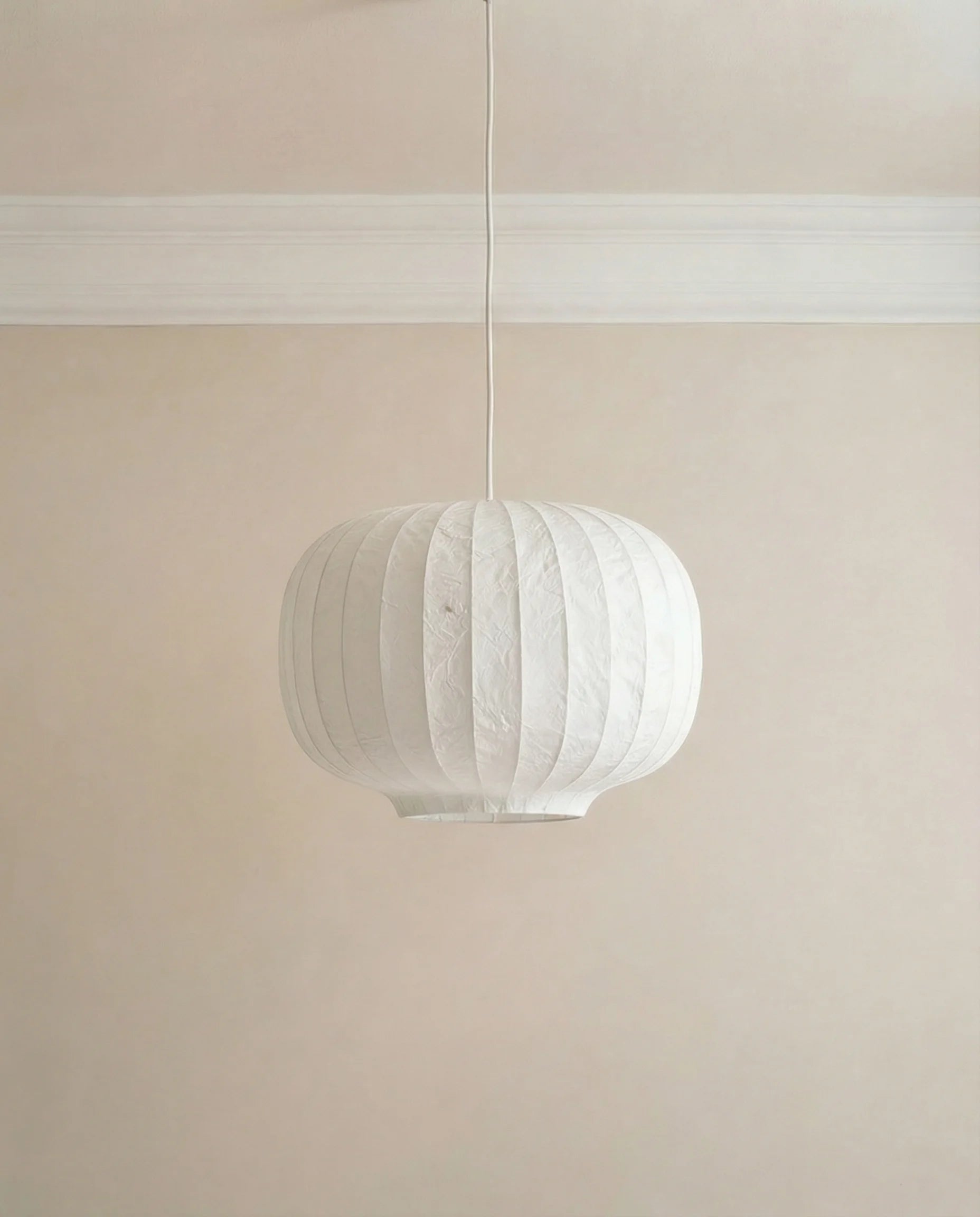 Nelson Pumpkin Bubble Silk Pendant Lamp