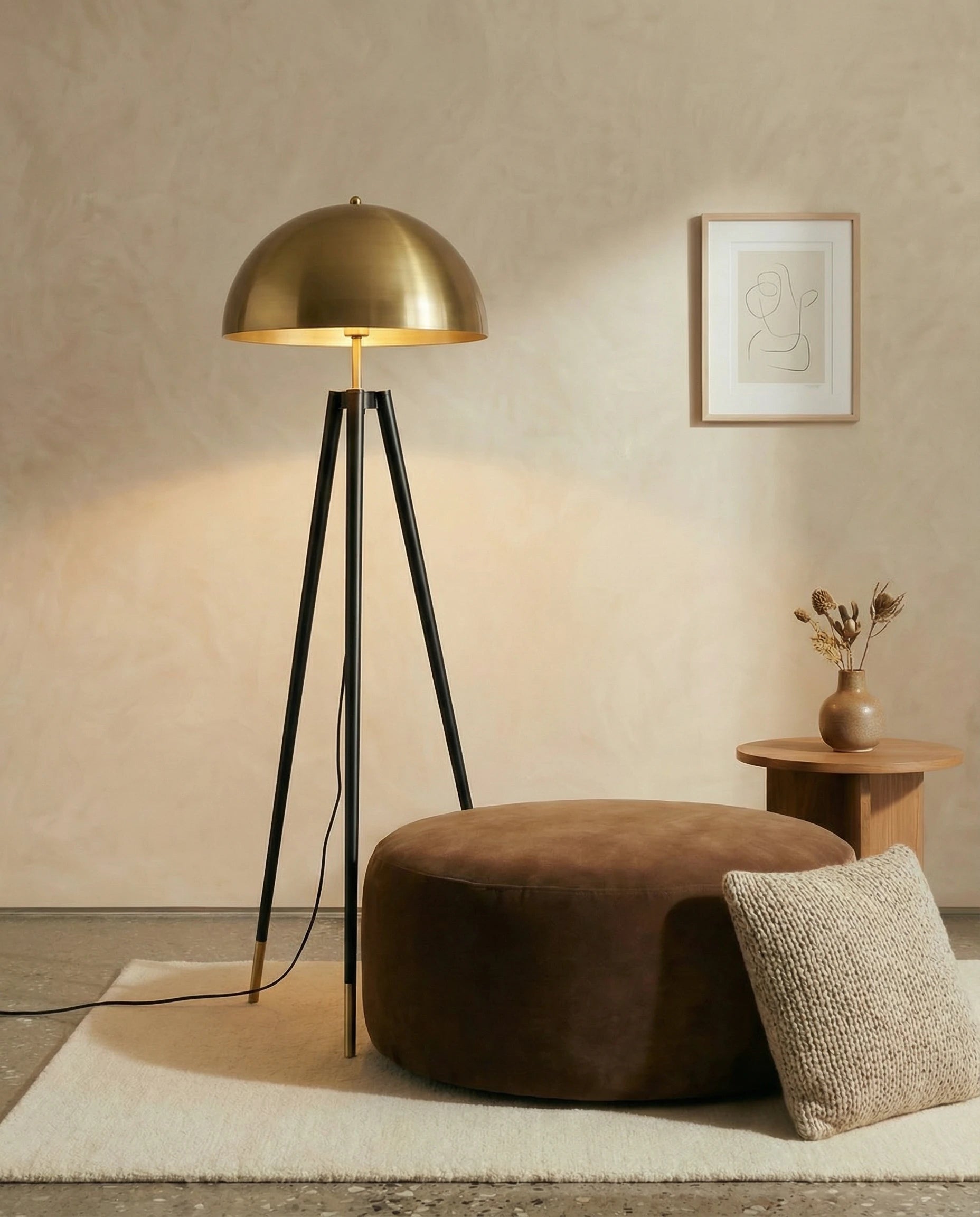 Nova Luxury Tripod Floor Lamp