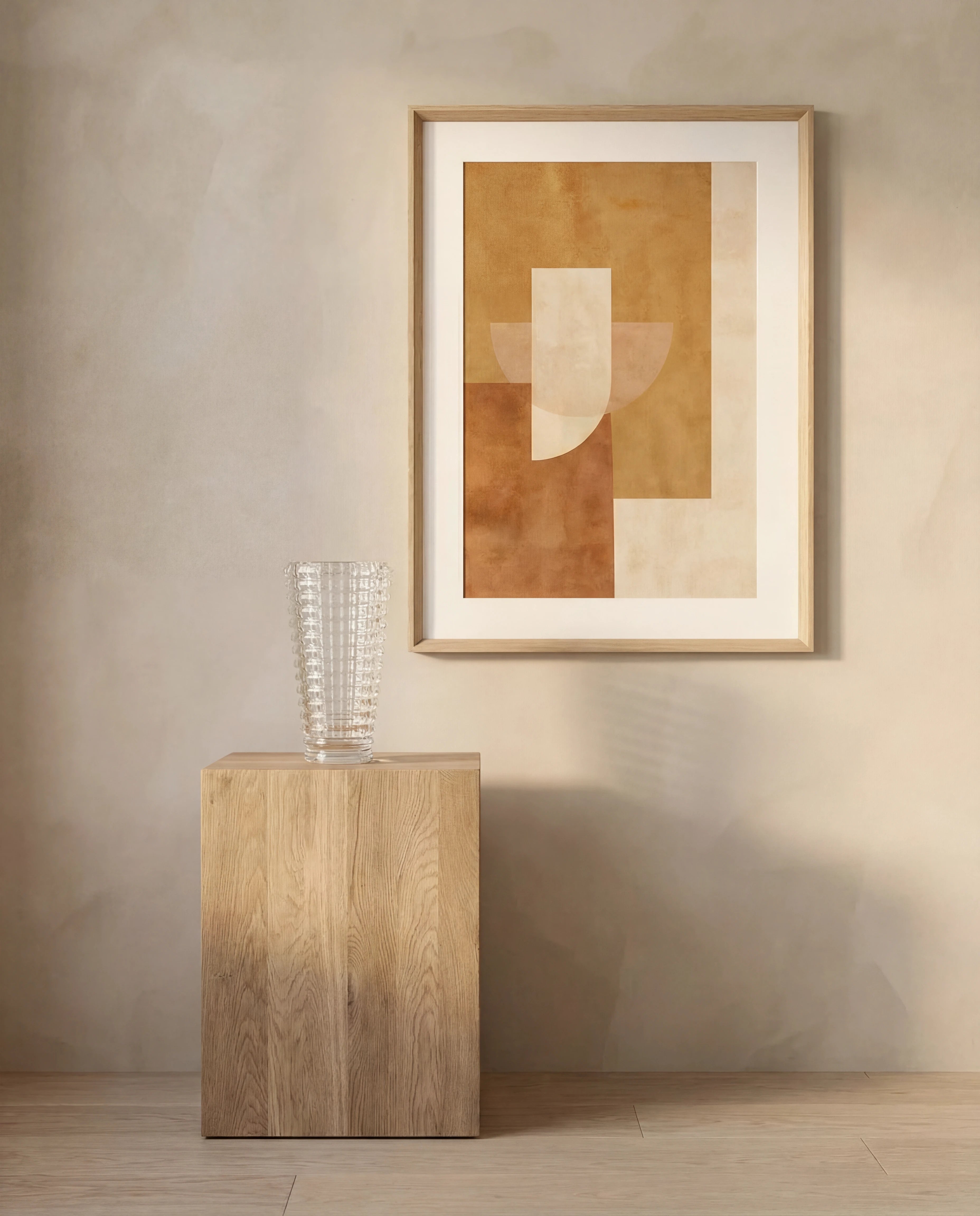 Nura Tapered Cylinder Glass Vase