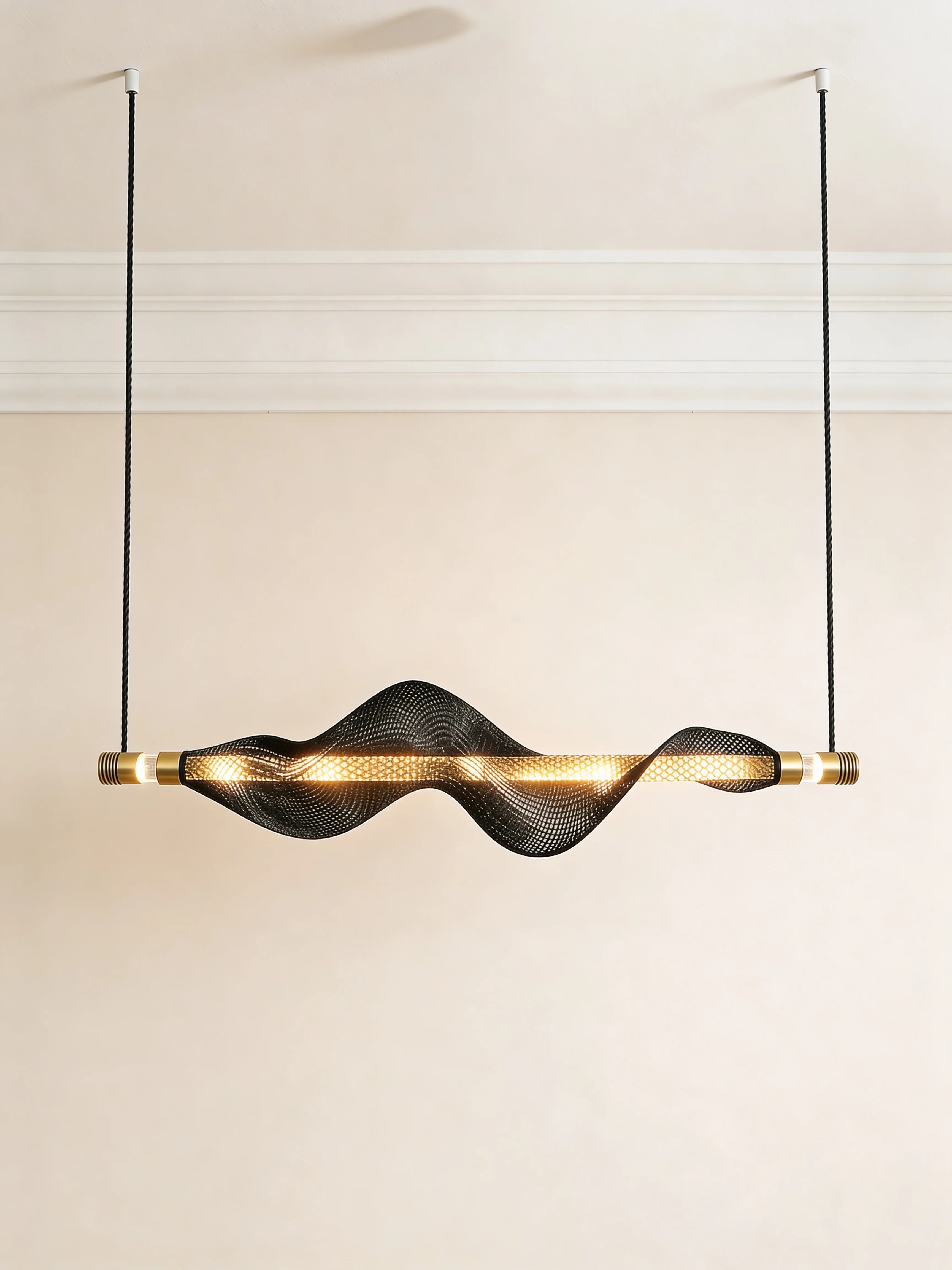 Ravelle Aluminum Corded LED Island Ceiling Light