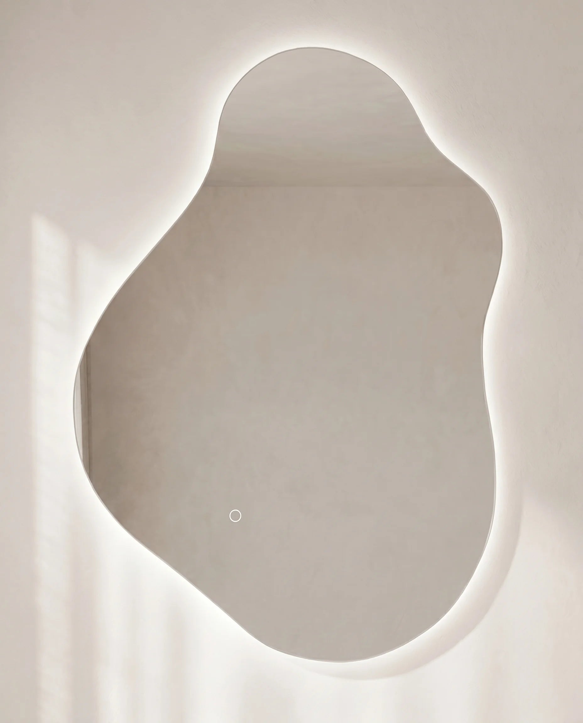 Renzo LED Frameless Irregular Wall Mirror