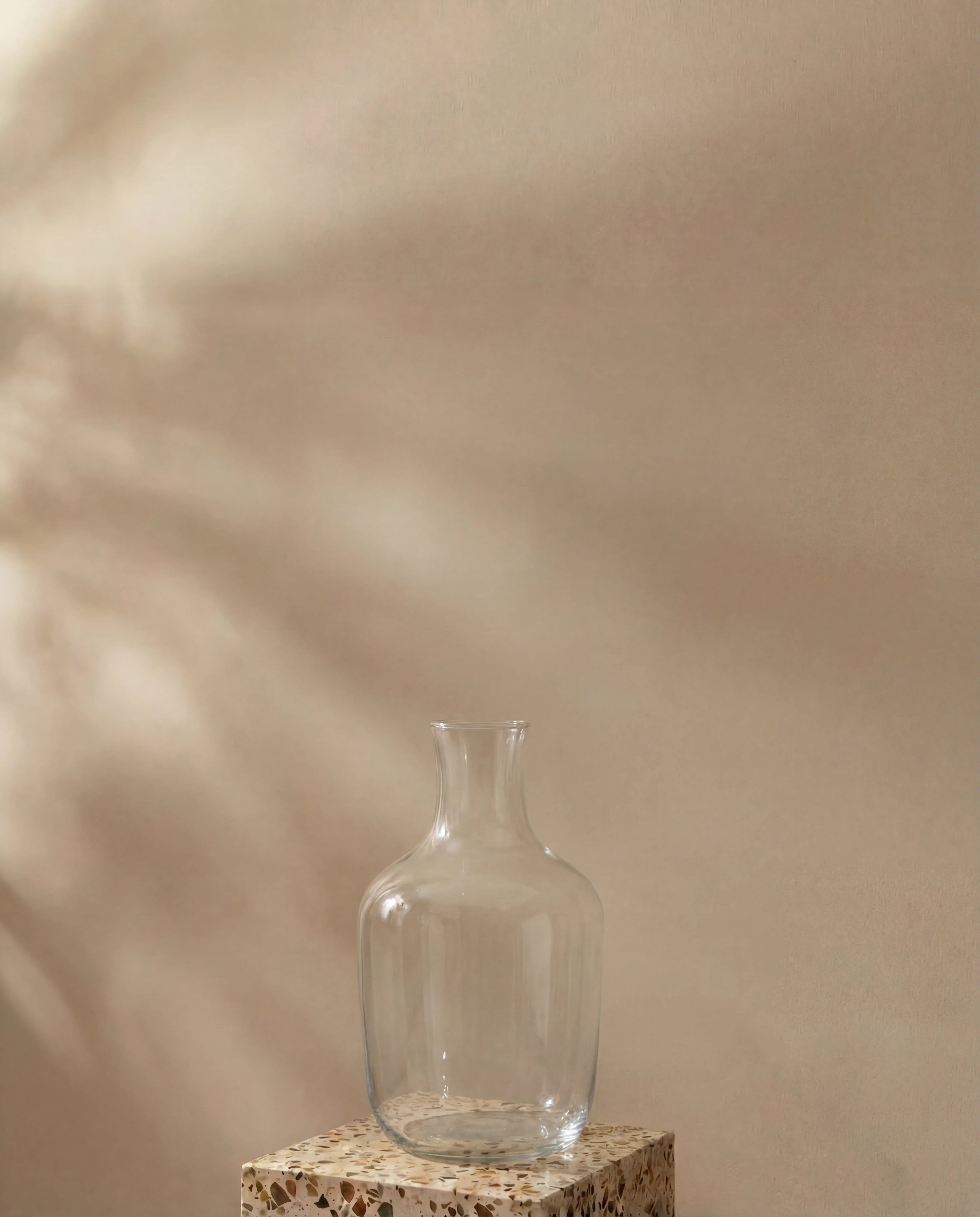 Ross Transparent Glass Floor Vase