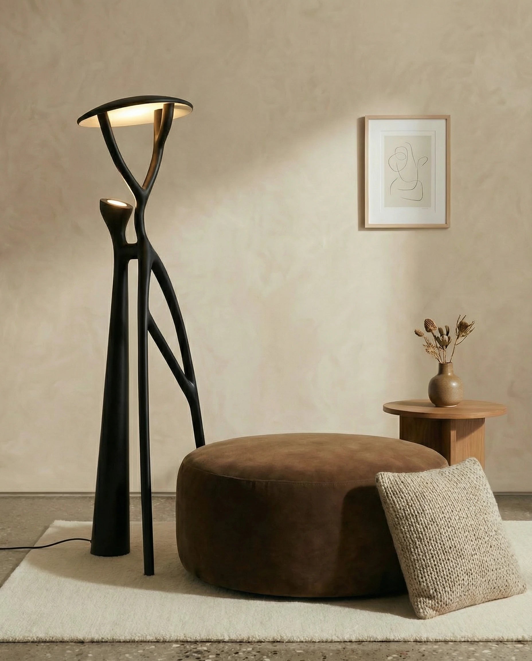 Scandinavian Sculpture Floor Lamp