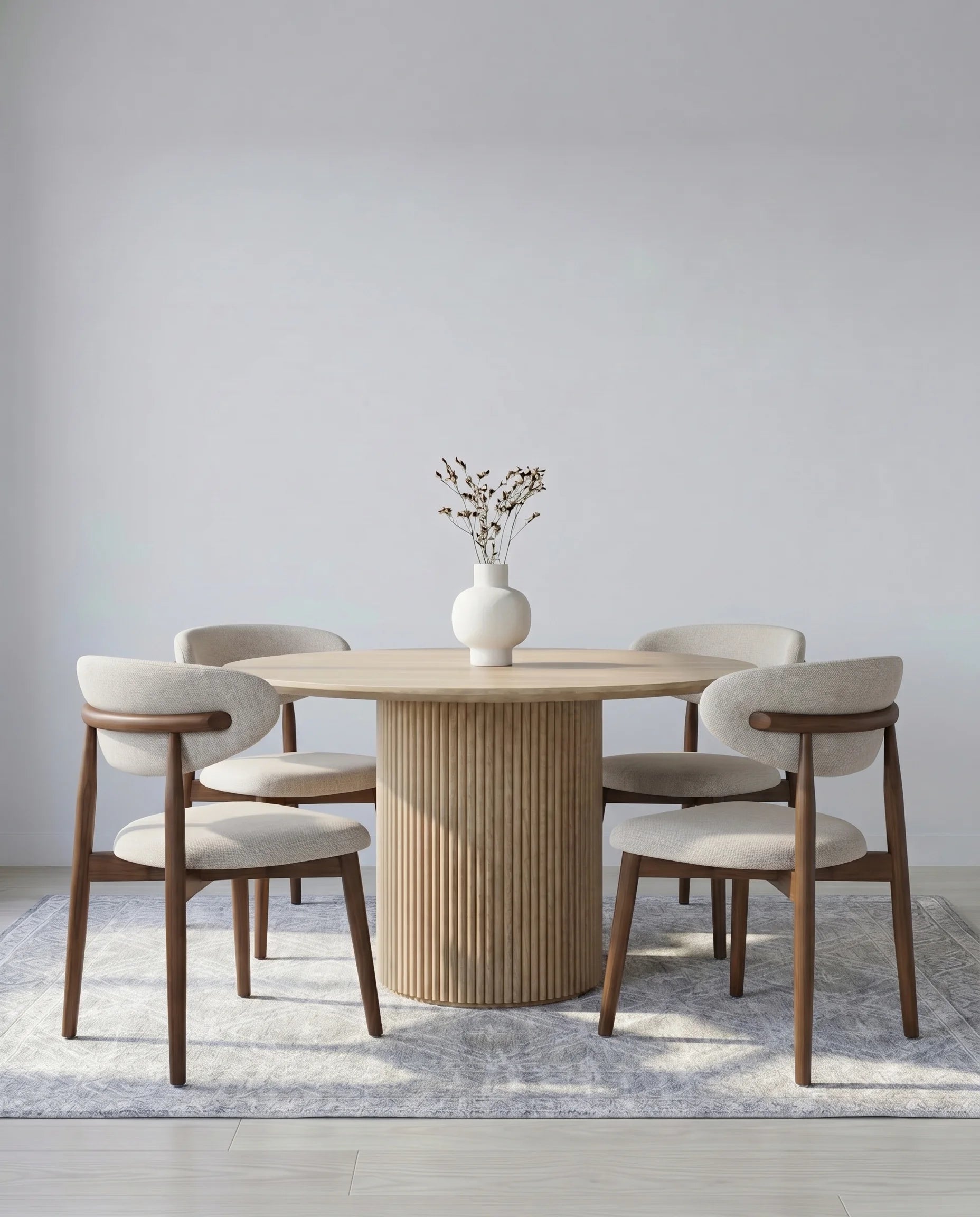 Selby Ash Grey Wooden Dining Chair