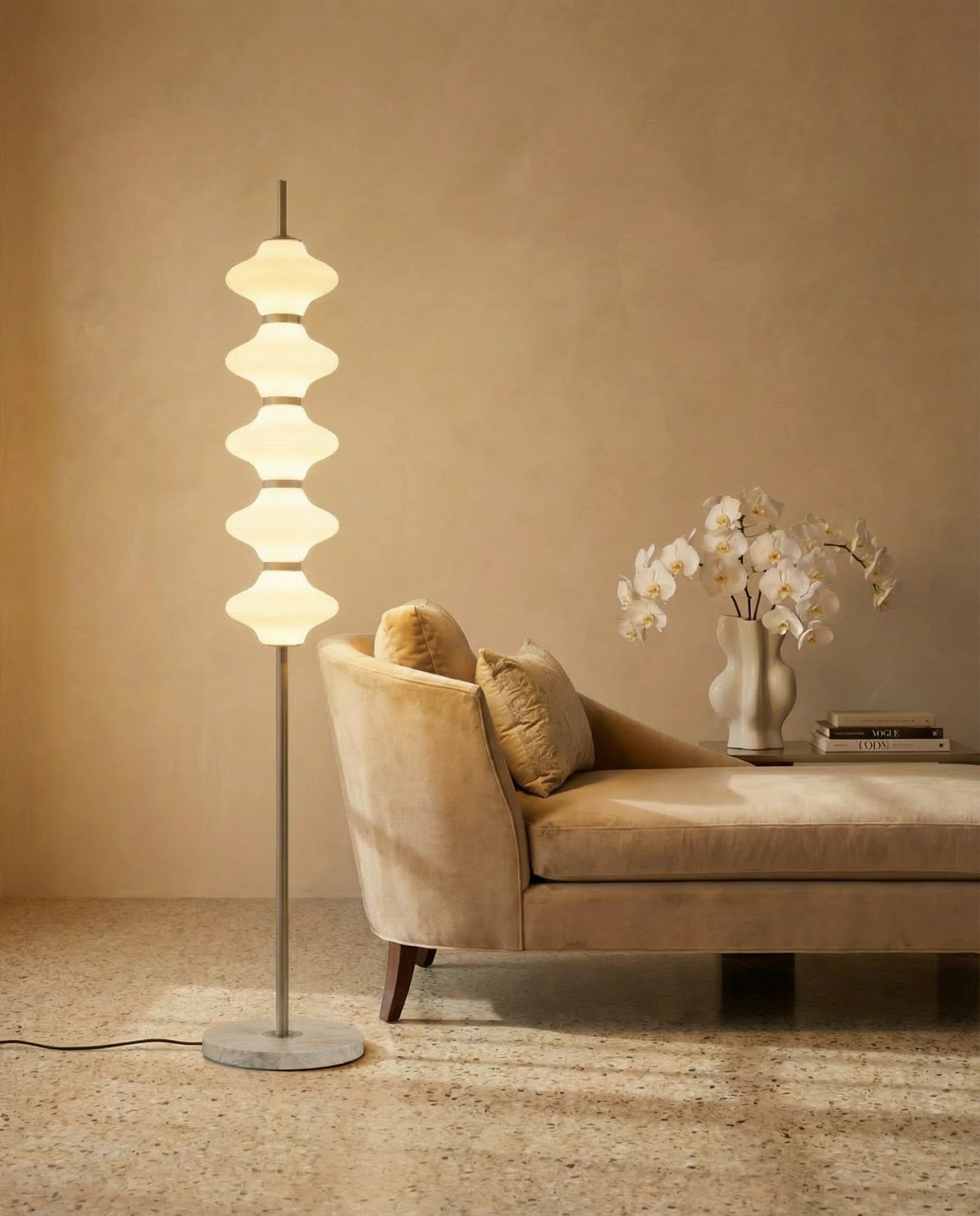 Seraphina LED Spiral Floor Lamp